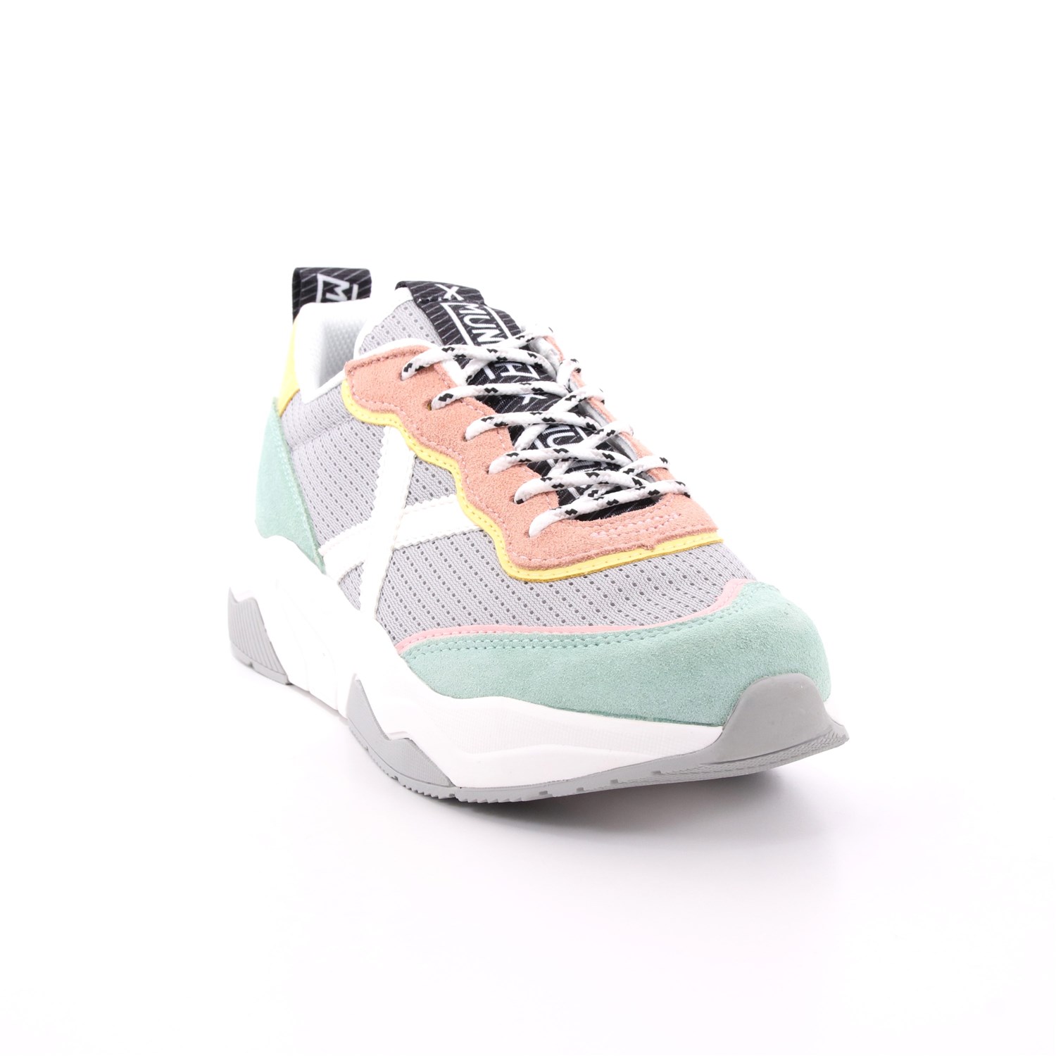 Scarpa Allacciata Munich Donna Grigio Scarpa Allacciata Munich Donna Grigio Scarpe 53 - 8770055