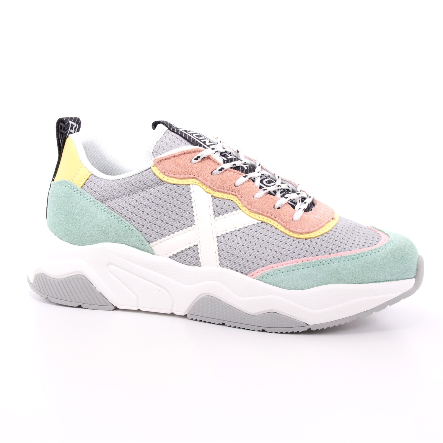 Scarpa Allacciata Munich Donna Grigio Scarpa Allacciata Munich Donna Grigio Scarpe 53 - 8770055