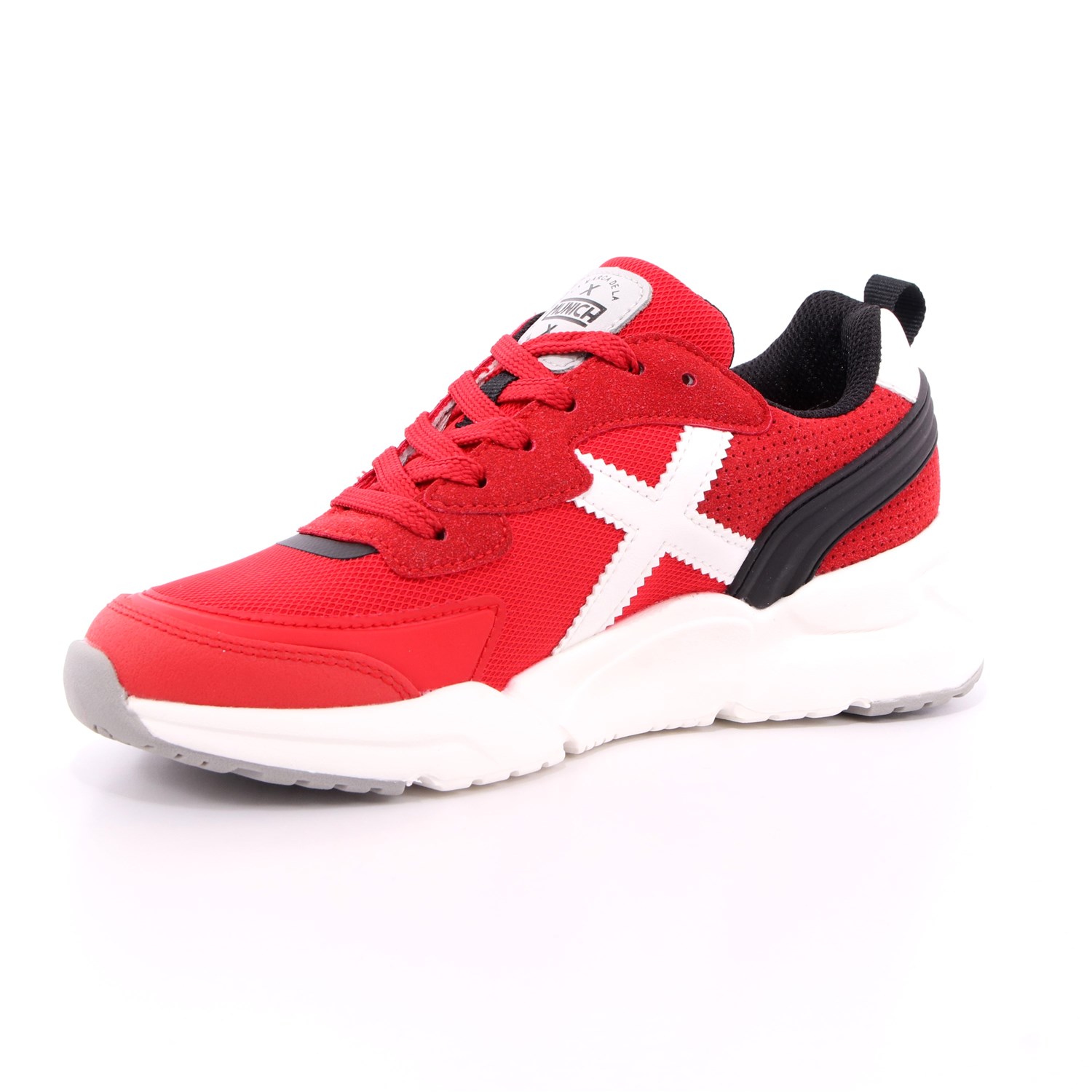 Scarpa Allacciata Munich Bambino Rosso Scarpa Allacciata Munich Bambino Rosso Scarpe 58 - 8895016