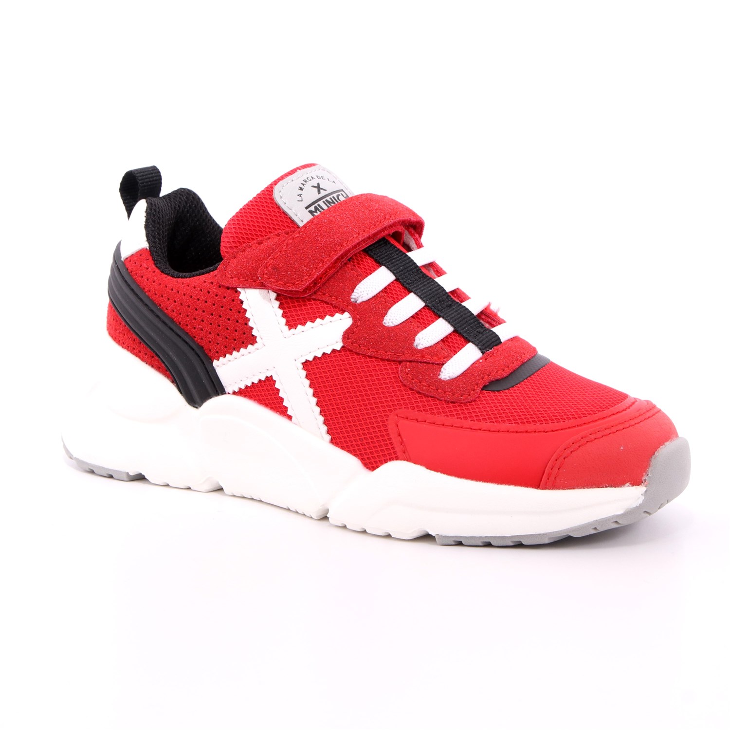 Scarpa Strappi + Elastico Munich Bambino Rosso Scarpa Strappi + Elastico Munich Bambino Rosso Scarpe 60 - 8890016