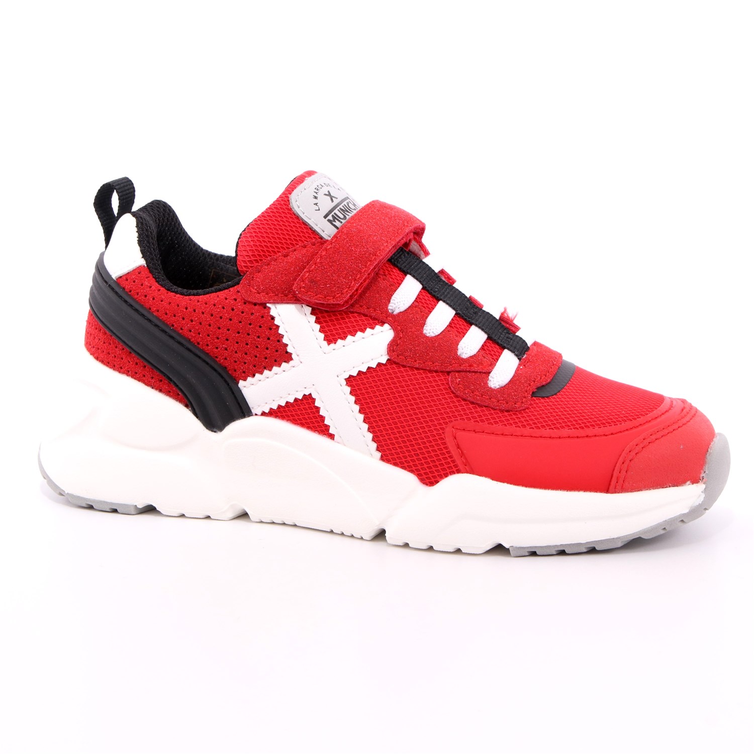 Scarpa Strappi + Elastico Munich Bambino Rosso Scarpa Strappi + Elastico Munich Bambino Rosso Scarpe 60 - 8890016