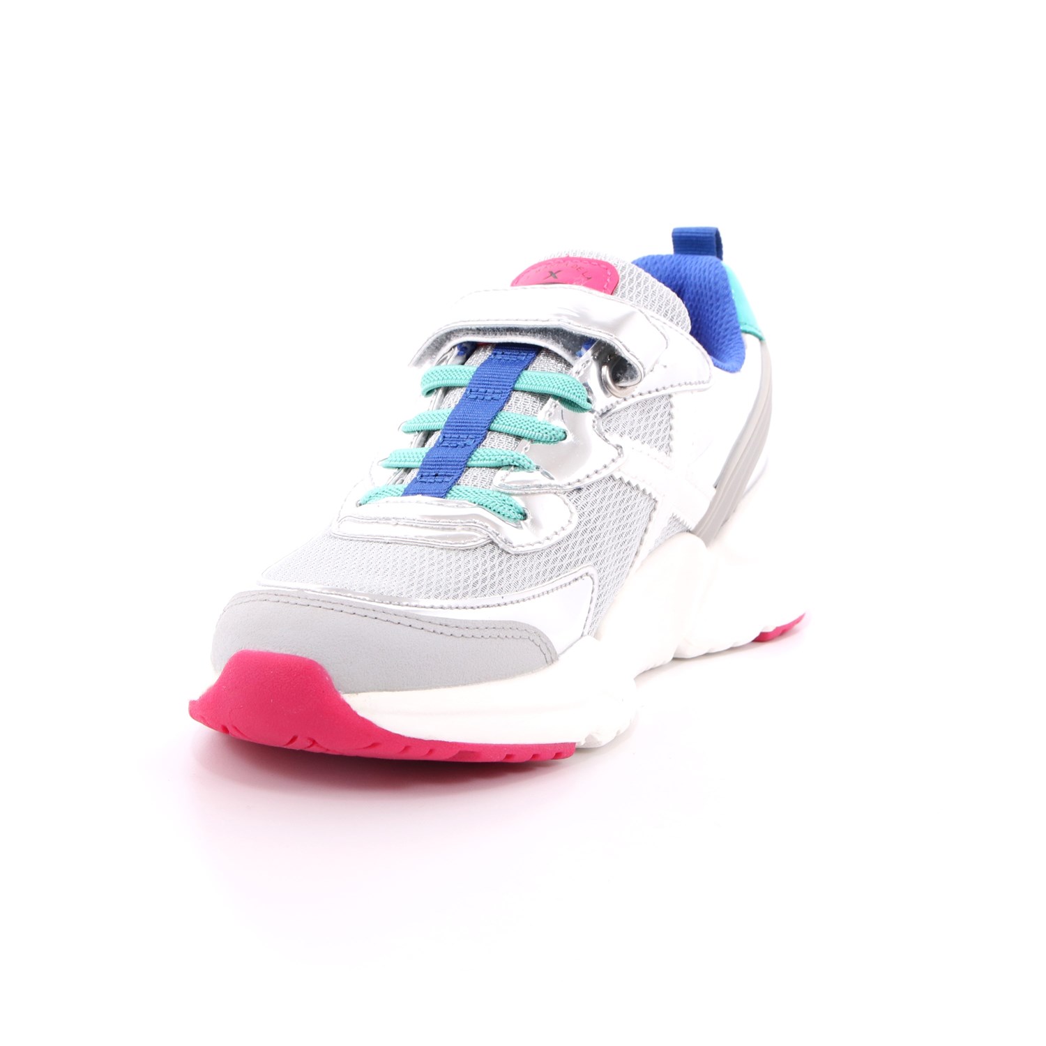 Scarpa Strappi + Elastico Munich Bambina Argento Scarpa Strappi + Elastico Munich Bambina Argento Scarpe 61 - 8890017