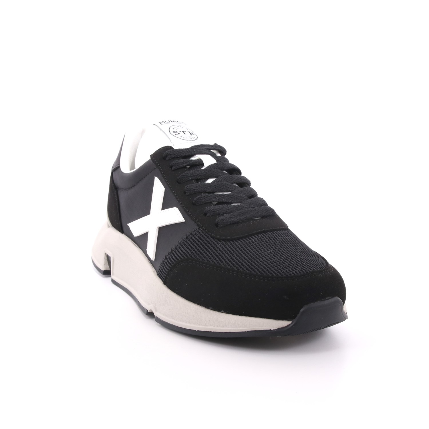 Scarpa Allacciata Munich Uomo Nero Scarpa Allacciata Munich Uomo Nero Scarpe 62 - 4173004