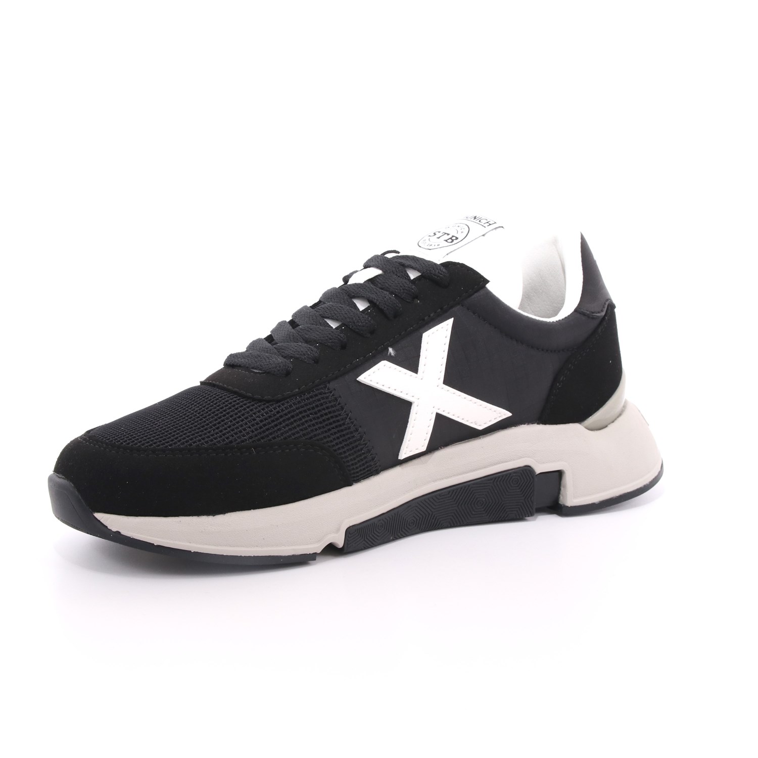 Scarpa Allacciata Munich Uomo Nero Scarpa Allacciata Munich Uomo Nero Scarpe 62 - 4173004