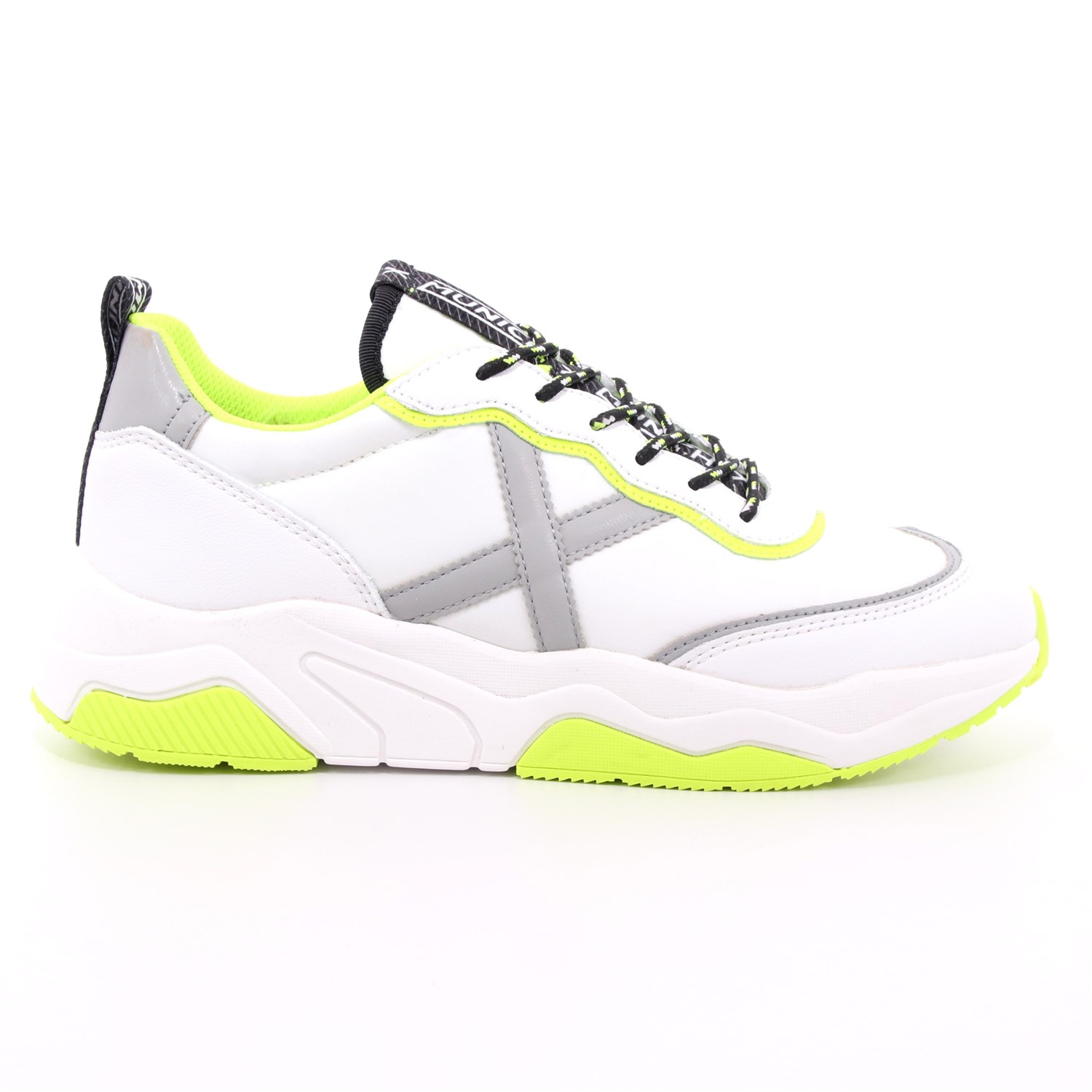 Scarpa Allacciata Munich Uomo Bianco Scarpa Allacciata Munich Uomo Bianco Scarpe 64 - 8770052