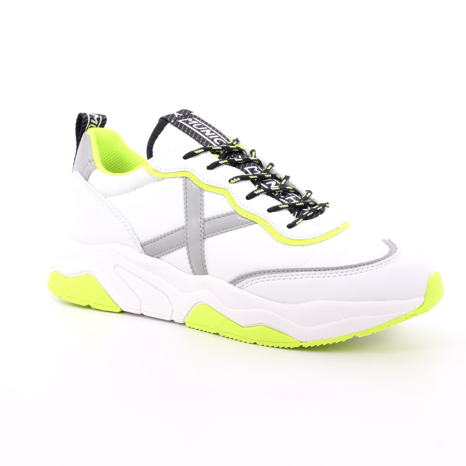 Scarpa Allacciata Munich Uomo Bianco Scarpa Allacciata Munich Uomo Bianco Scarpe 64 - 8770052