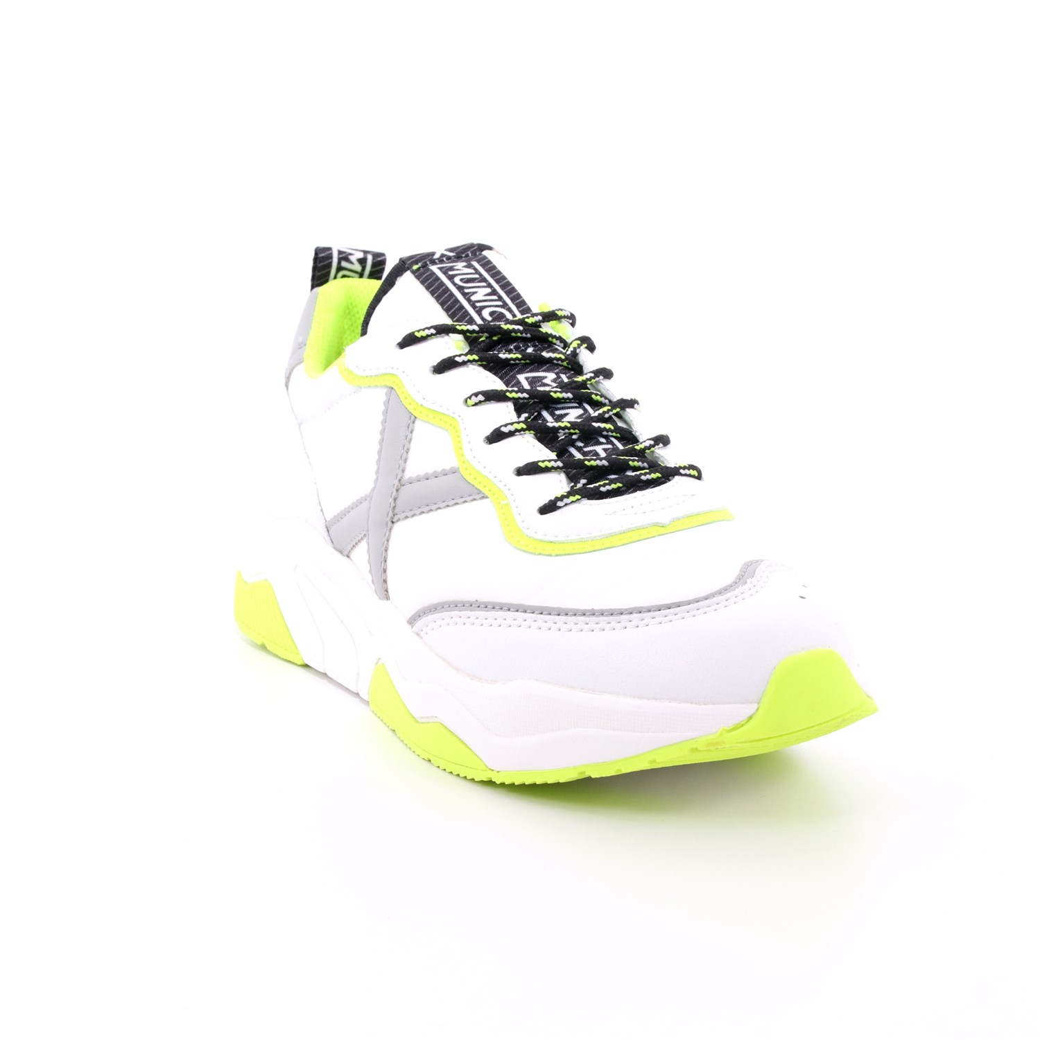 Scarpa Allacciata Munich Uomo Bianco Scarpa Allacciata Munich Uomo Bianco Scarpe 64 - 8770052