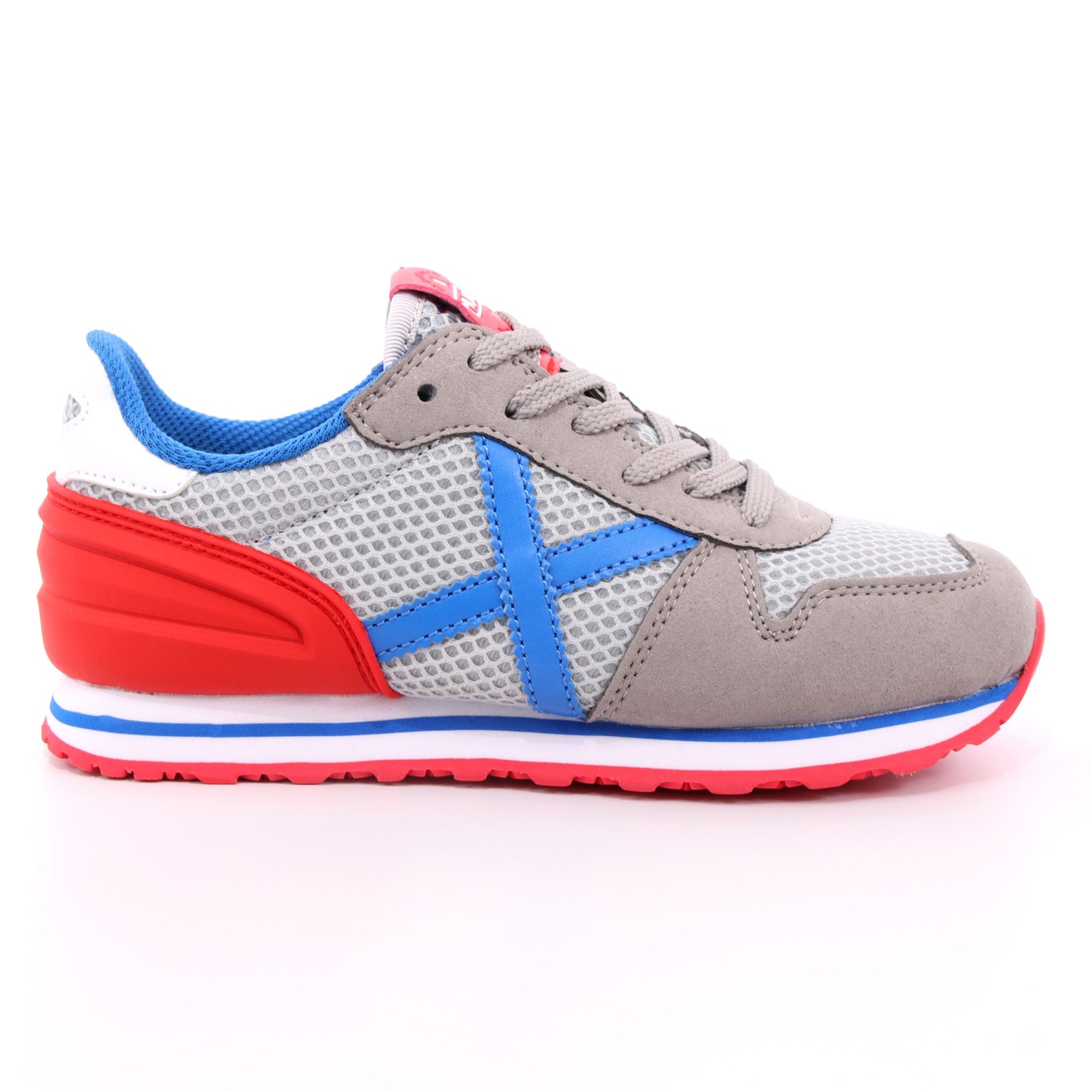 Scarpa Allacciata Munich Bambino Grigio Scarpa Allacciata Munich Bambino Grigio Scarpe 66 - 8208427