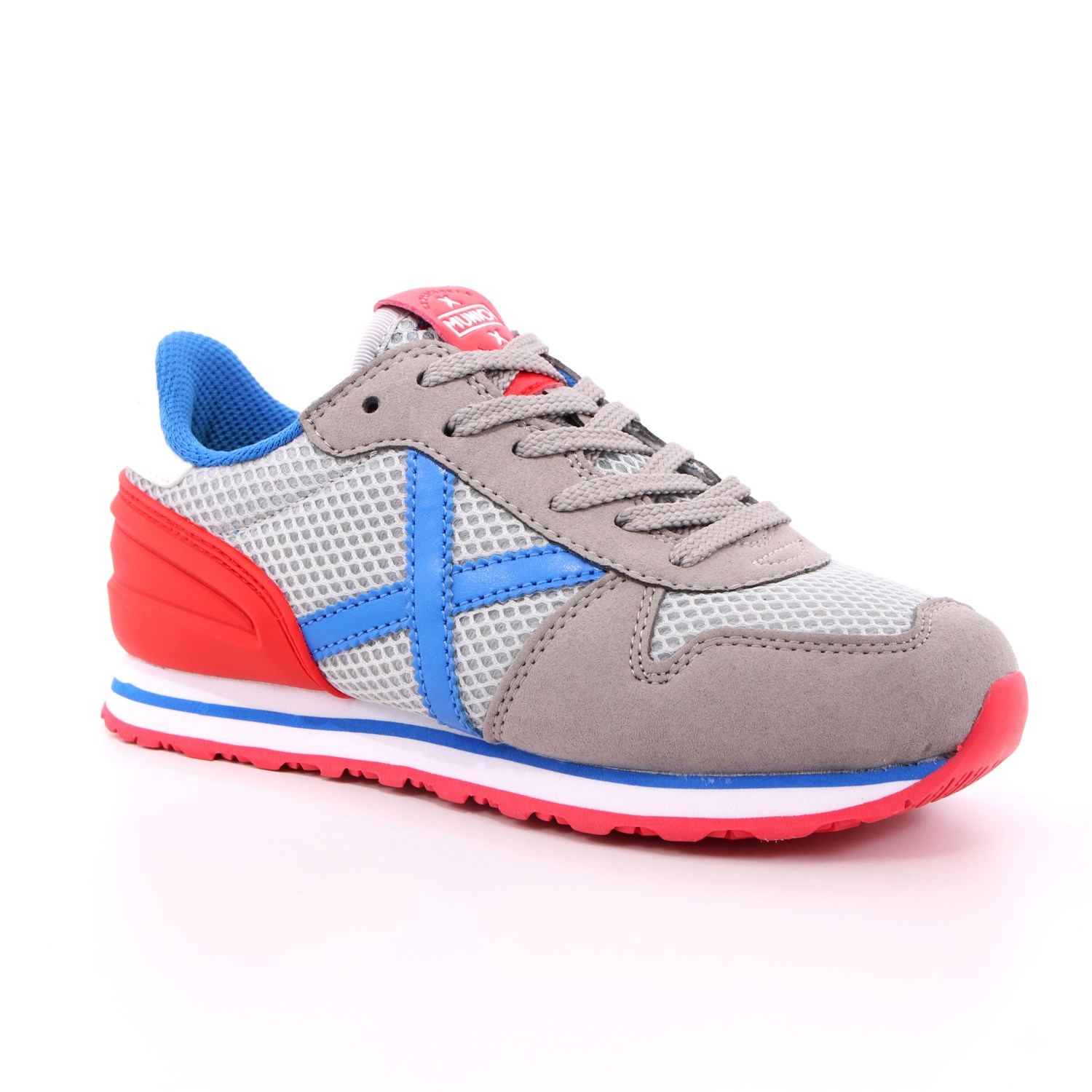 Scarpa Allacciata Munich Bambino Grigio Scarpa Allacciata Munich Bambino Grigio Scarpe 66 - 8208427