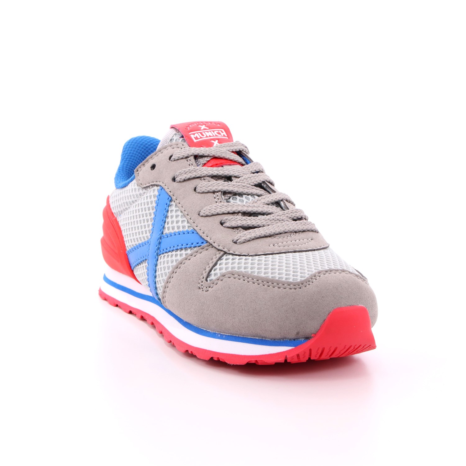 Scarpa Allacciata Munich Bambino Grigio Scarpa Allacciata Munich Bambino Grigio Scarpe 66 - 8208427