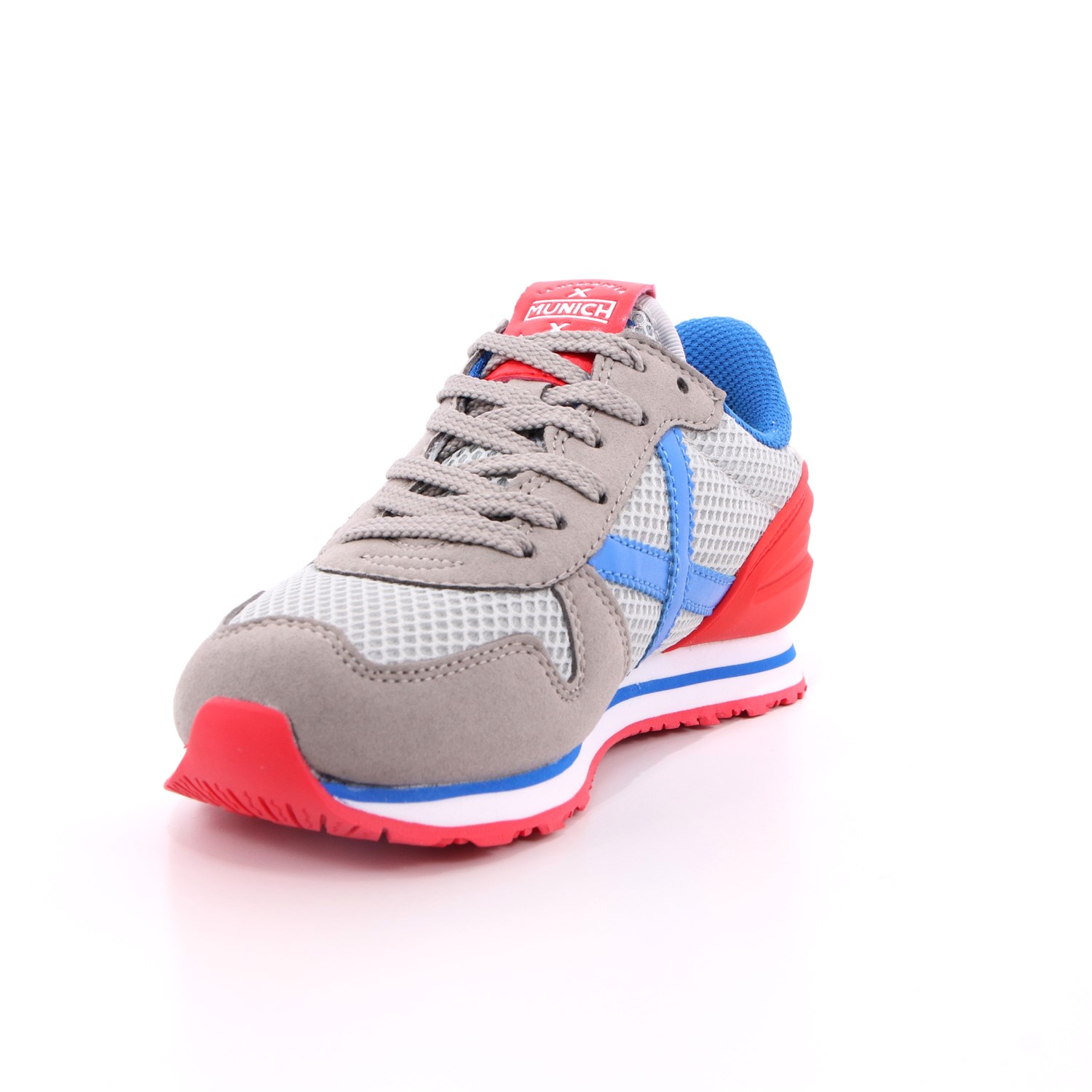 Scarpa Allacciata Munich Bambino Grigio Scarpa Allacciata Munich Bambino Grigio Scarpe 66 - 8208427