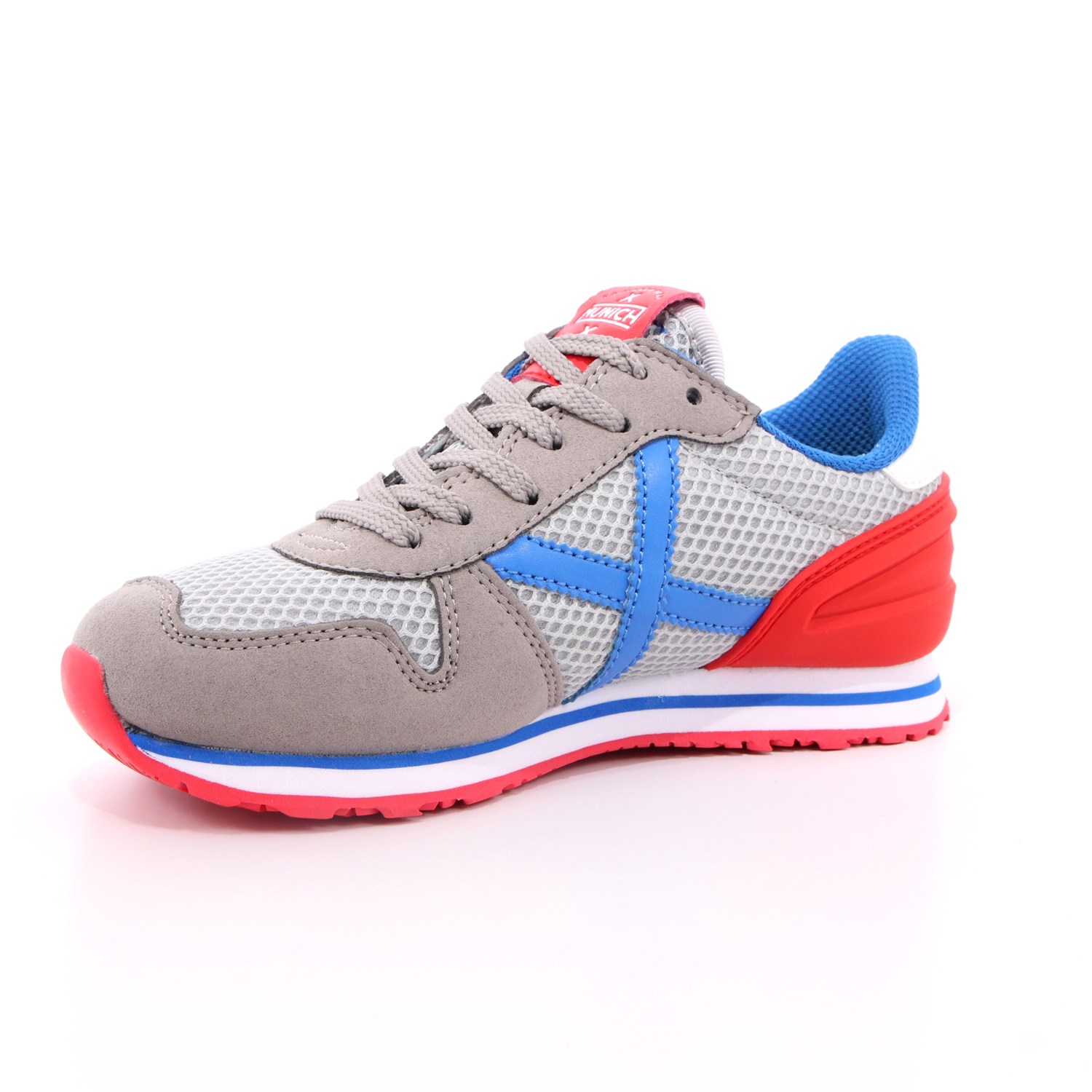 Scarpa Allacciata Munich Bambino Grigio Scarpa Allacciata Munich Bambino Grigio Scarpe 66 - 8208427