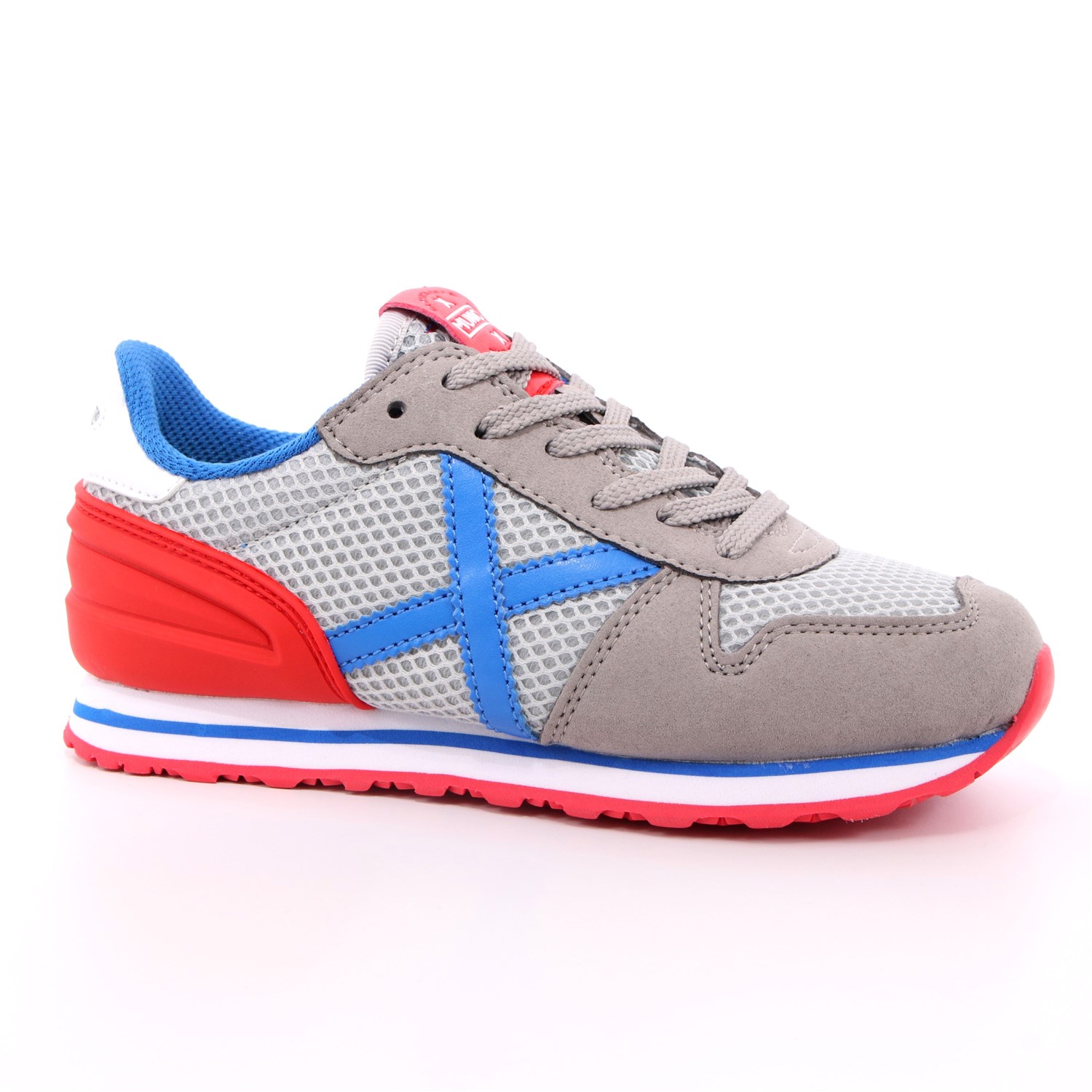 Scarpa Allacciata Munich Bambino Grigio Scarpa Allacciata Munich Bambino Grigio Scarpe 66 - 8208427