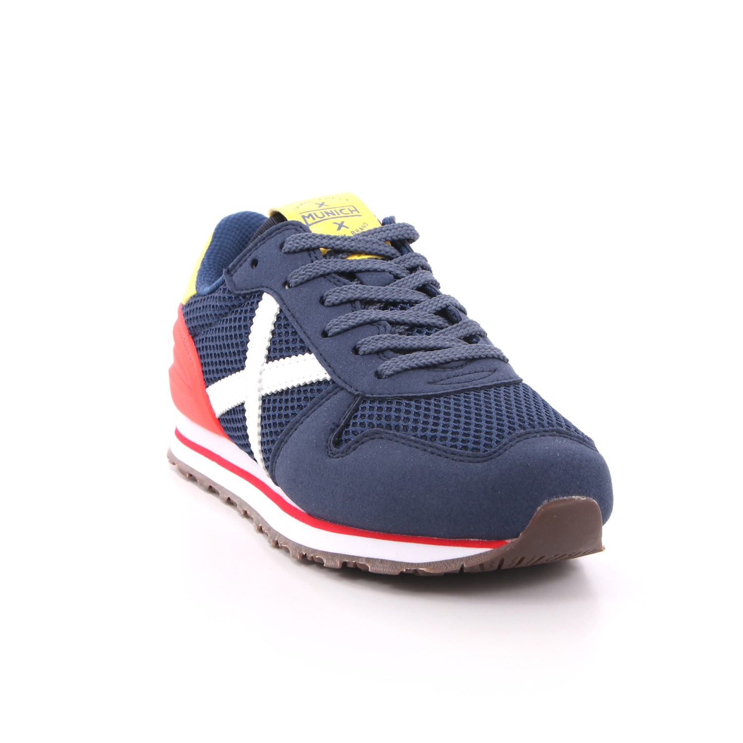 Scarpa Allacciata Munich Bambino Blu Scarpa Allacciata Munich Bambino Blu Scarpe 67 - 8208428