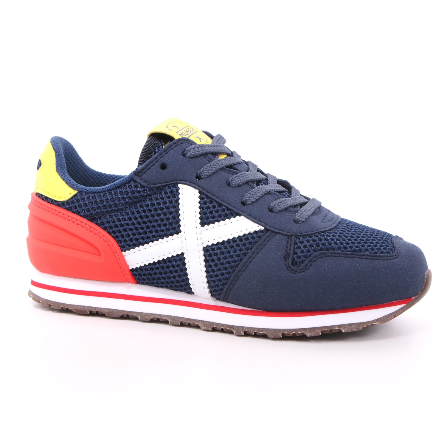 Scarpa Allacciata Munich Bambino Blu Scarpa Allacciata Munich Bambino Blu Scarpe 67 - 8208428