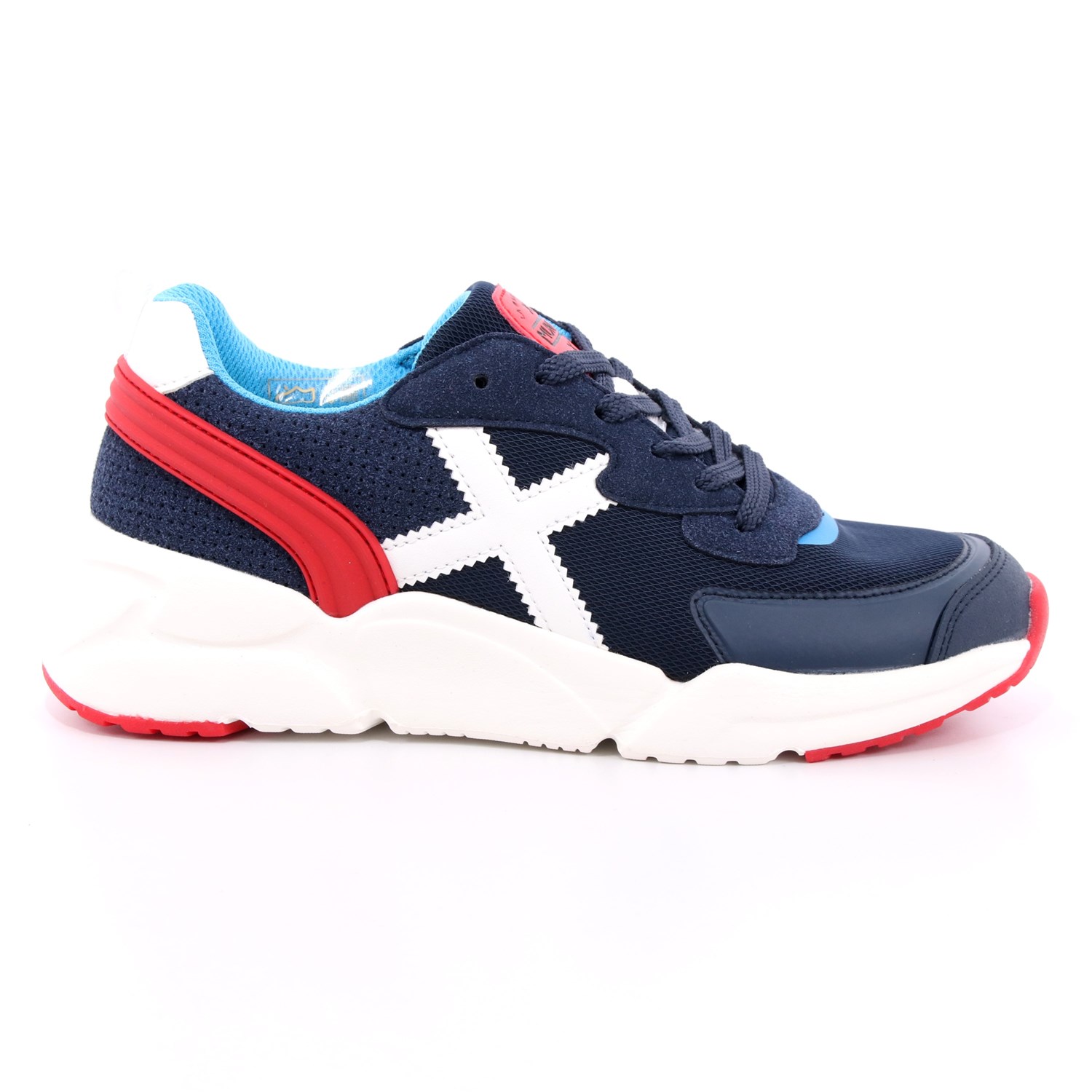 Scarpa Allacciata Munich Bambino Blu Scarpa Allacciata Munich Bambino Blu Scarpe 69 - 8895014