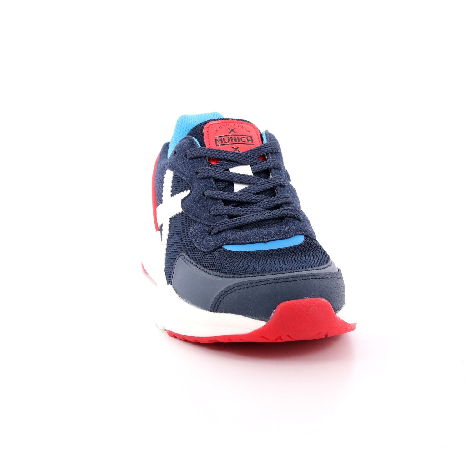 Scarpa Allacciata Munich Bambino Blu Scarpa Allacciata Munich Bambino Blu Scarpe 69 - 8895014