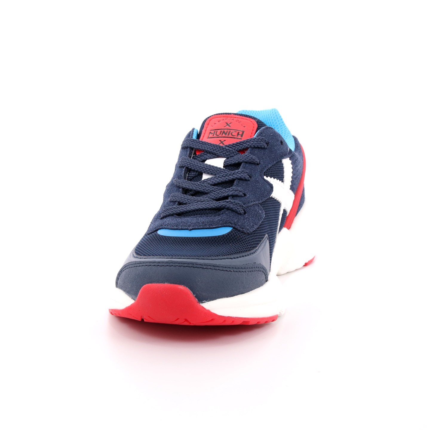 Scarpa Allacciata Munich Bambino Blu Scarpa Allacciata Munich Bambino Blu Scarpe 69 - 8895014