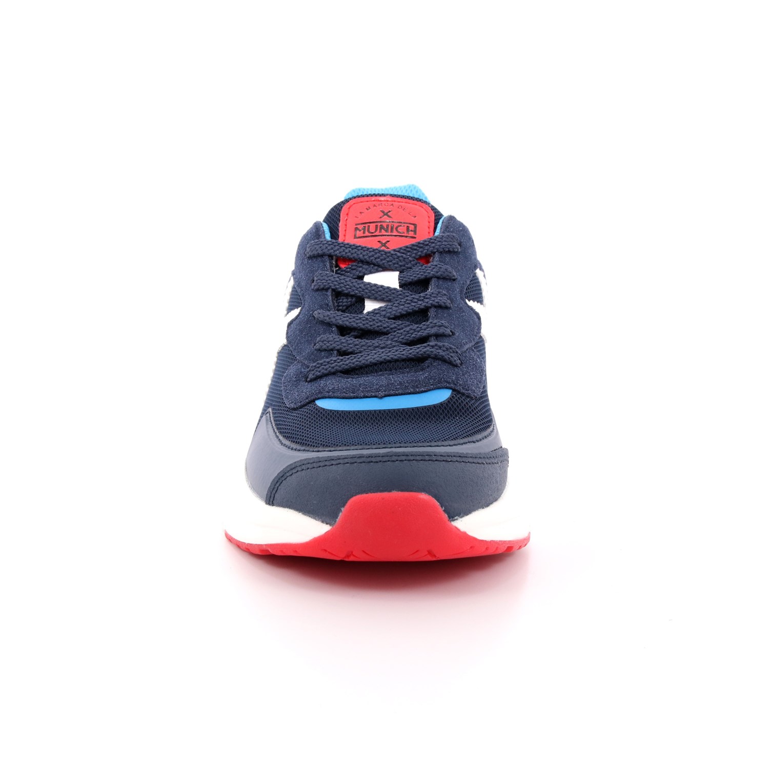 Scarpa Allacciata Munich Bambino Blu Scarpa Allacciata Munich Bambino Blu Scarpe 69 - 8895014