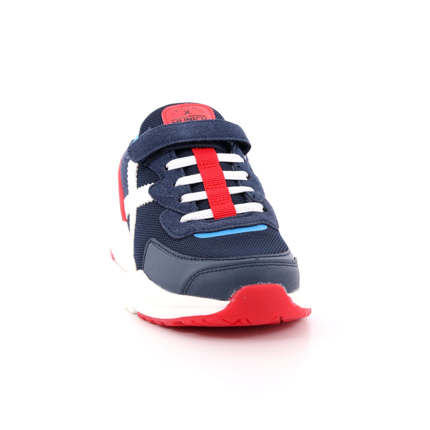 Scarpa Strappi + Elastico Munich Bambino Blu Scarpa Strappi + Elastico Munich Bambino Blu Scarpe 72 - 8890014