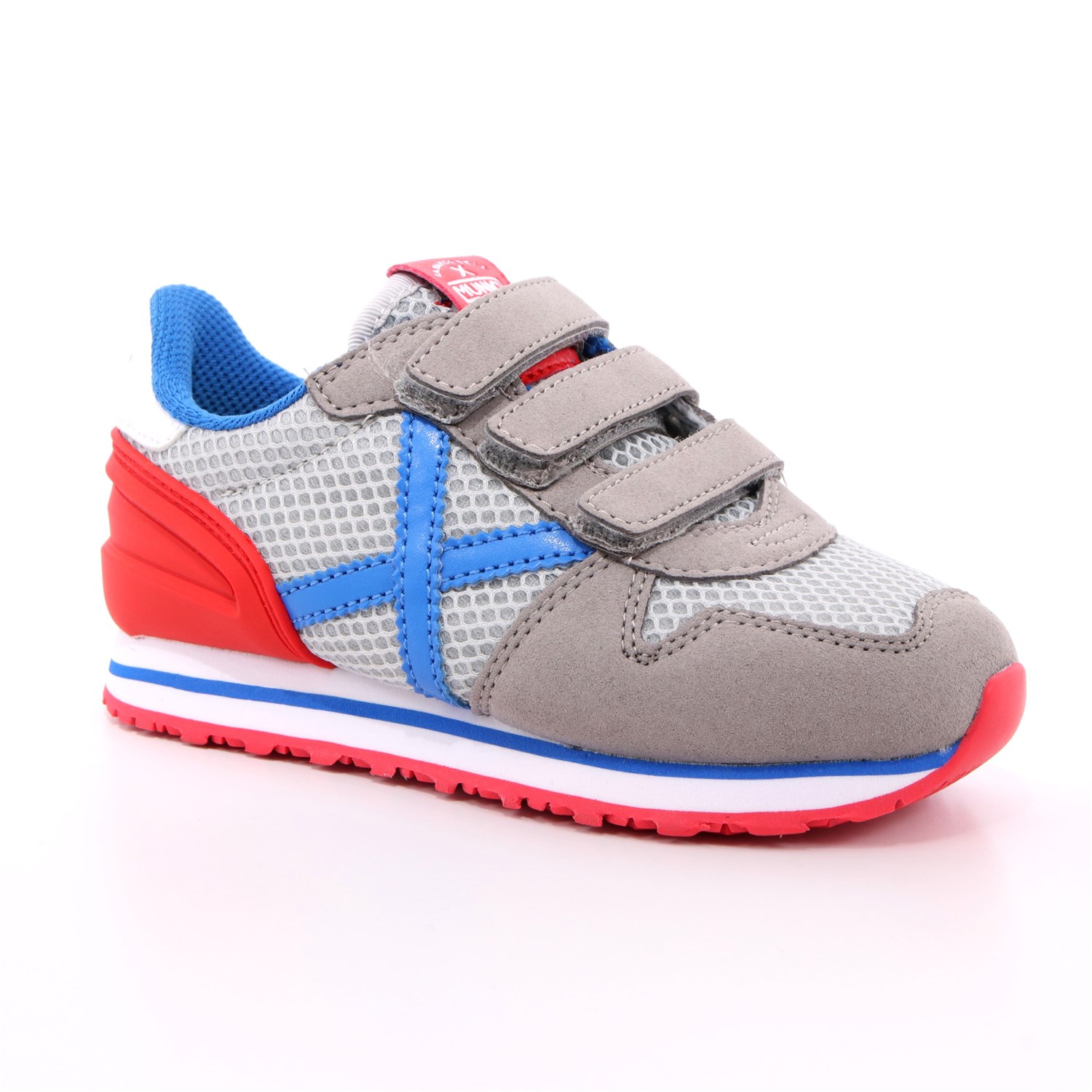 Scarpa Strappi Munich Bambino Grigio Scarpa Strappi Munich Bambino Grigio Scarpe 74 - 8207427