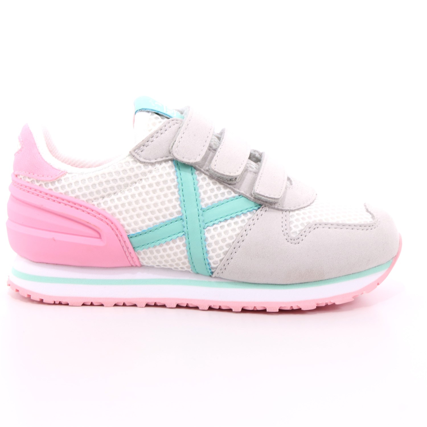 Scarpa Strappi Munich Bambina Grigio Scarpa Strappi Munich Bambina Grigio Scarpe 76 - 8207430