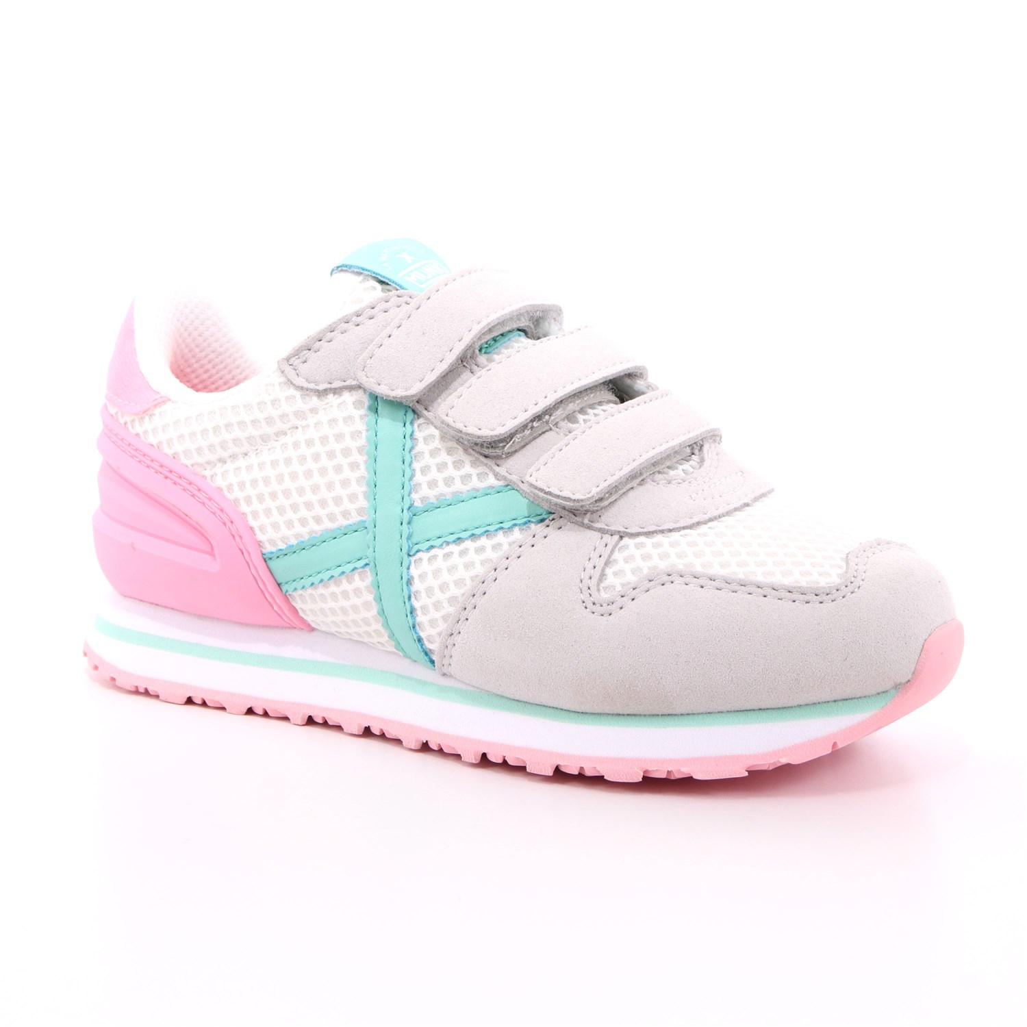 Scarpa Strappi Munich Bambina Grigio Scarpa Strappi Munich Bambina Grigio Scarpe 76 - 8207430