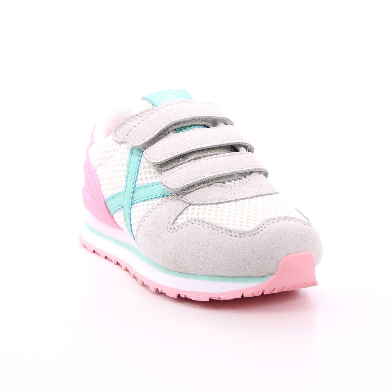 Scarpa Strappi Munich Bambina Grigio Scarpa Strappi Munich Bambina Grigio Scarpe 76 - 8207430