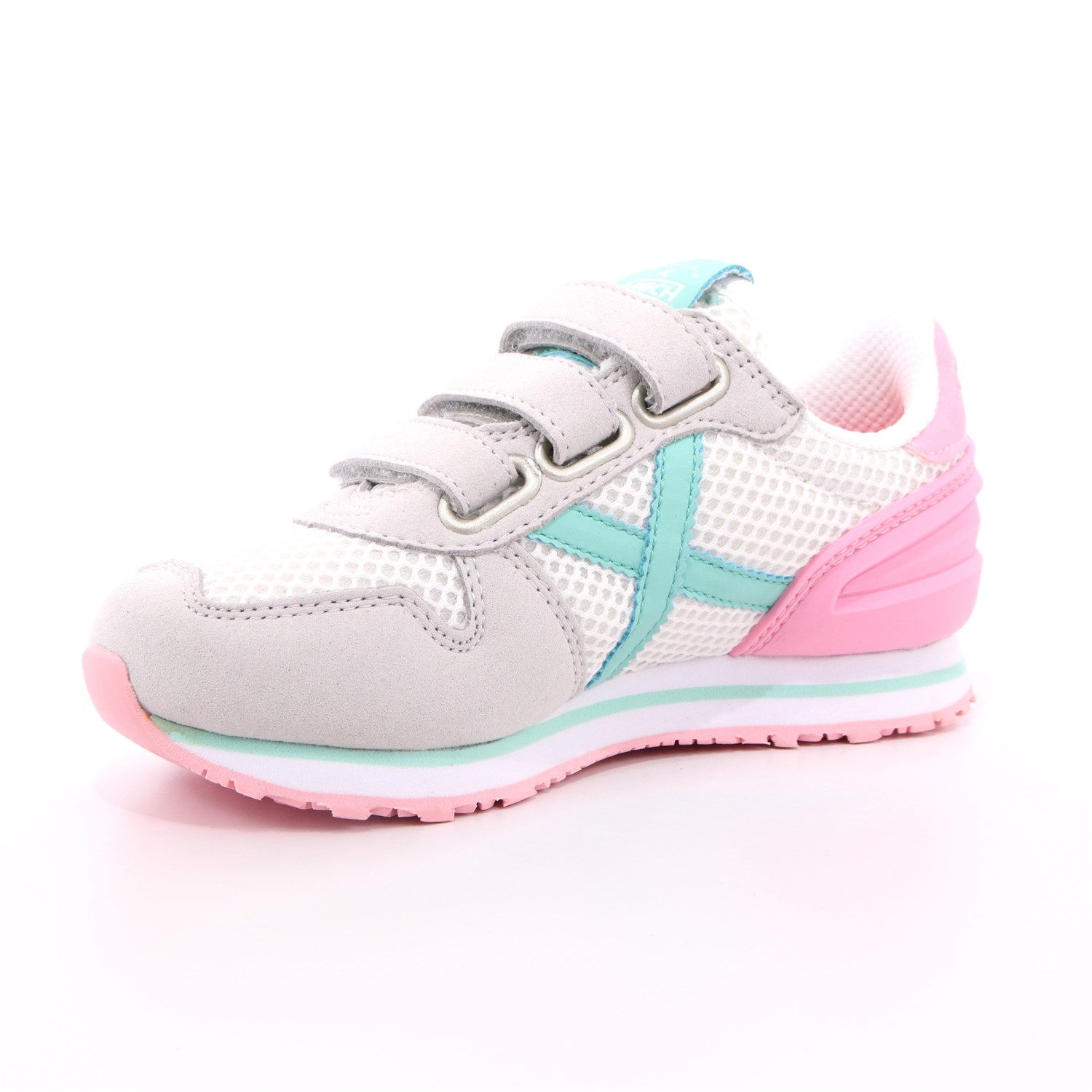 Scarpa Strappi Munich Bambina Grigio Scarpa Strappi Munich Bambina Grigio Scarpe 76 - 8207430