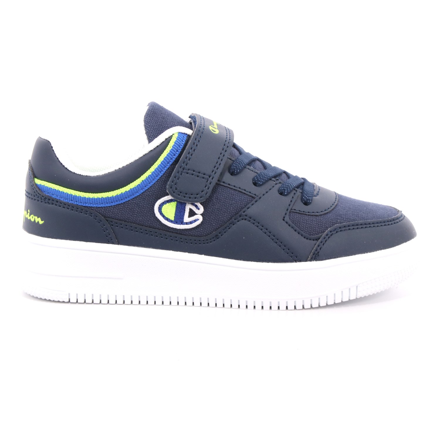 Scarpa Strappi + Elastico Champion Bambino Nero Scarpa Strappi + Elastico Champion Bambino Nero Scarpe 677 - S31755-S21
