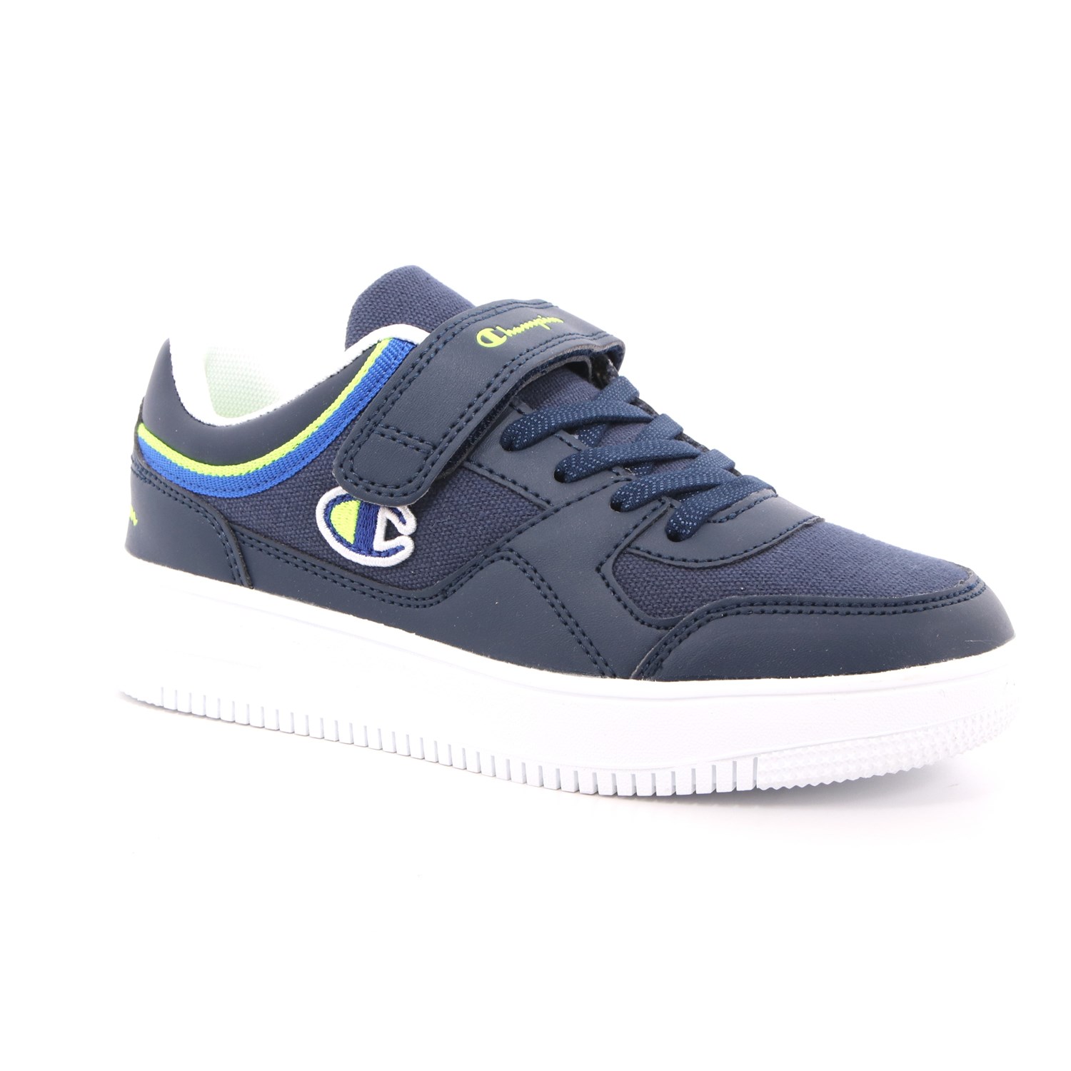 Scarpa Strappi + Elastico Champion Bambino Nero Scarpa Strappi + Elastico Champion Bambino Nero Scarpe 677 - S31755-S21