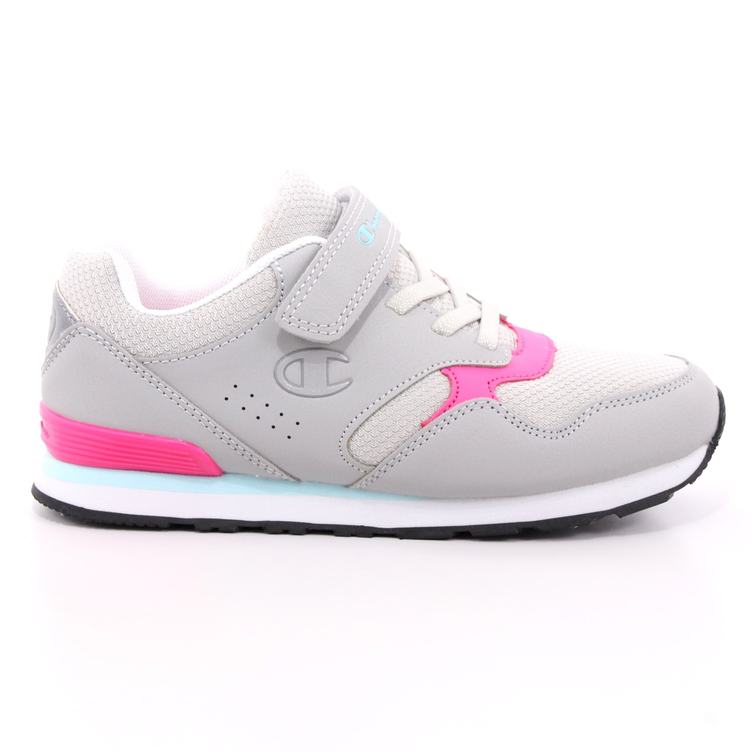 Scarpa Strappi + Elastico Champion Bambina Grigio Scarpa Strappi + Elastico Champion Bambina Grigio Scarpe 680 - S32194-S21