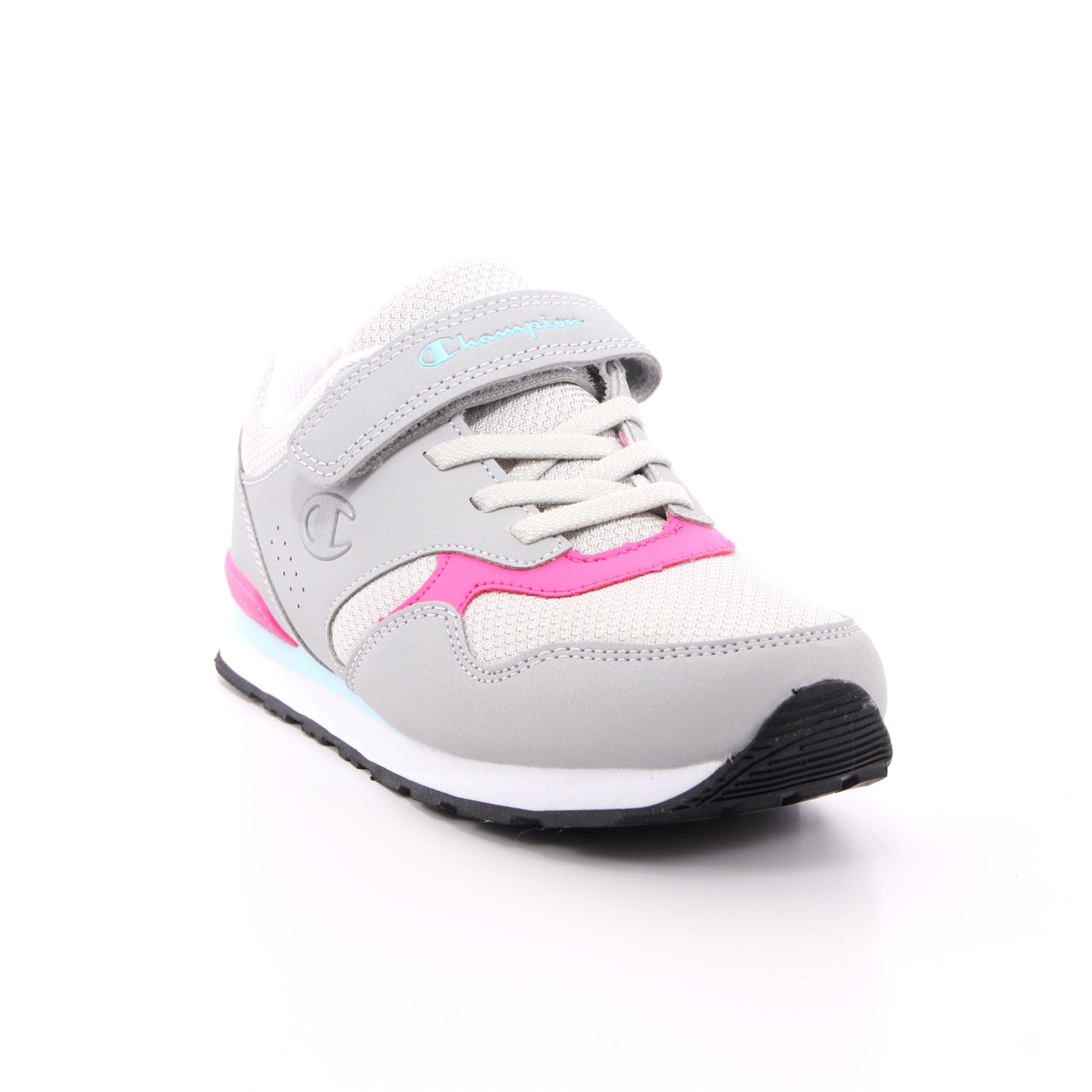 Scarpa Strappi + Elastico Champion Bambina Grigio Scarpa Strappi + Elastico Champion Bambina Grigio Scarpe 680 - S32194-S21