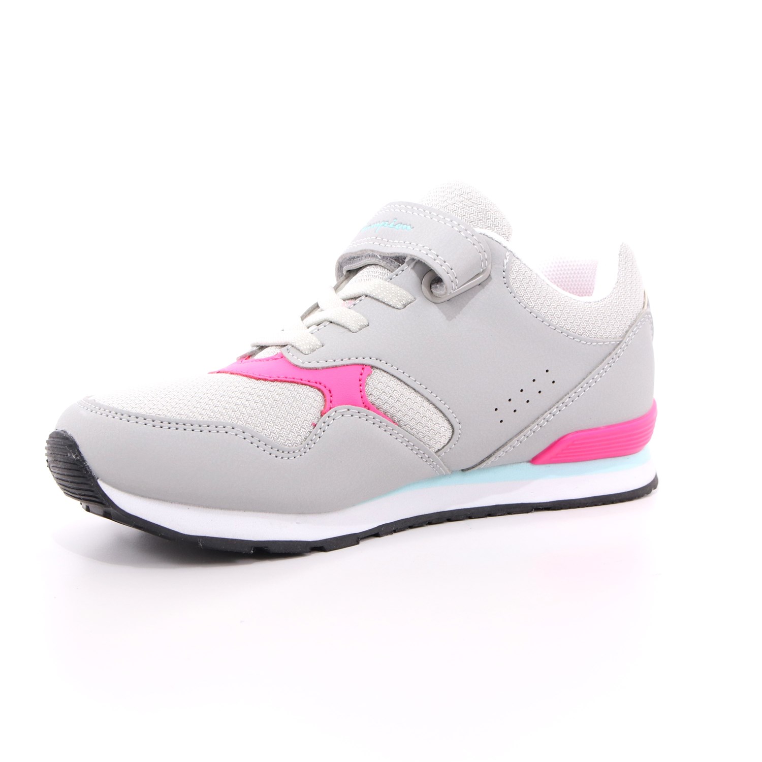 Scarpa Strappi + Elastico Champion Bambina Grigio Scarpa Strappi + Elastico Champion Bambina Grigio Scarpe 680 - S32194-S21