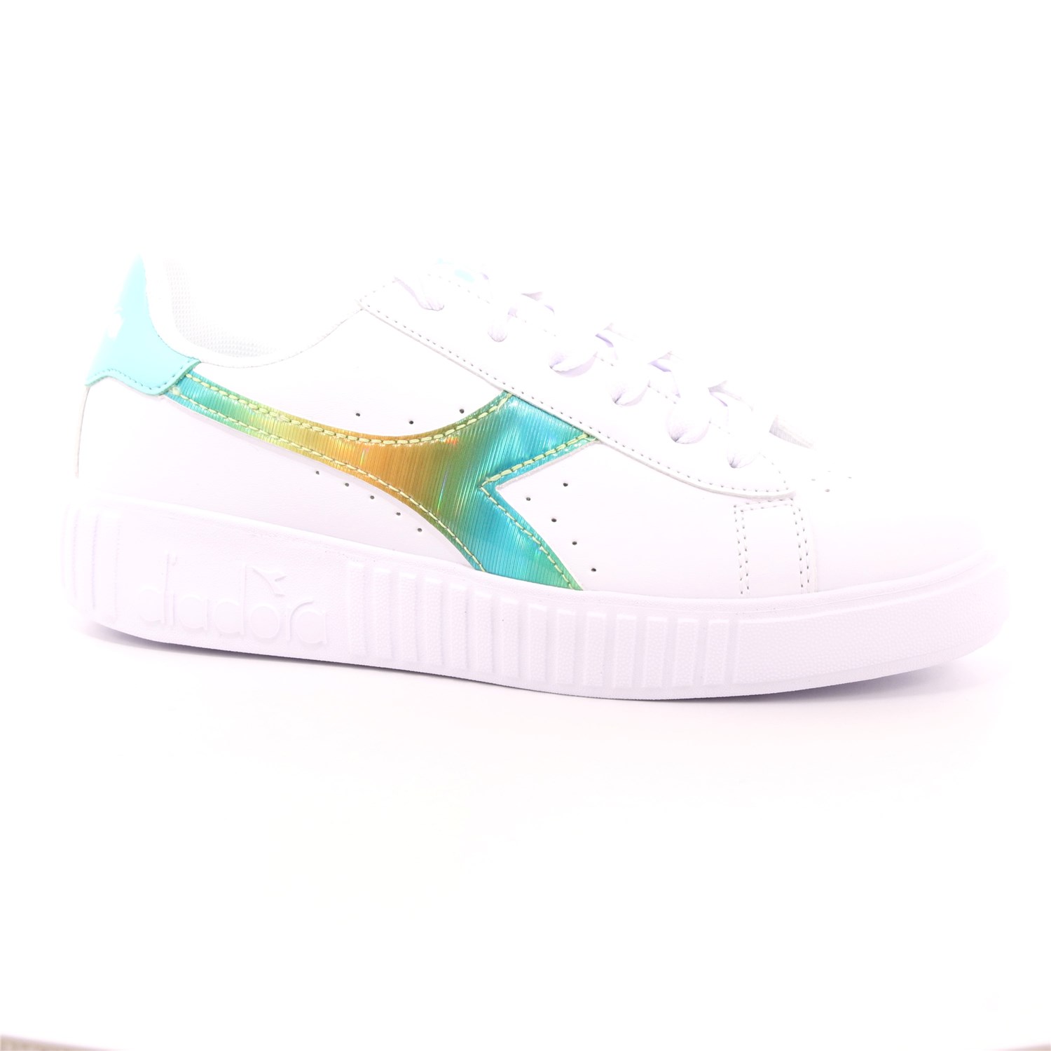 Scarpa Allacciata Diadora Bambina Bianco Scarpa Allacciata Diadora Bambina Bianco Scarpe 239 - 101.177012
