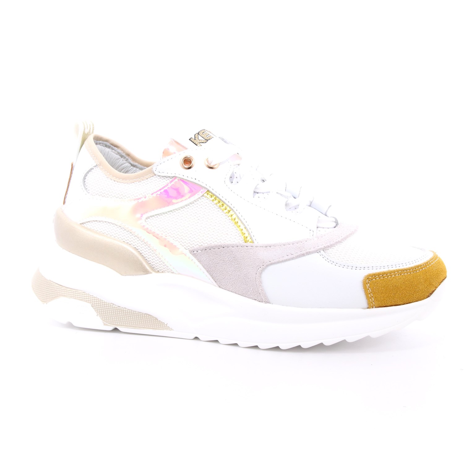 Scarpa Allacciata Keys Donna Bianco Scarpa Allacciata Keys Donna Bianco Scarpe 29 - K-4451B