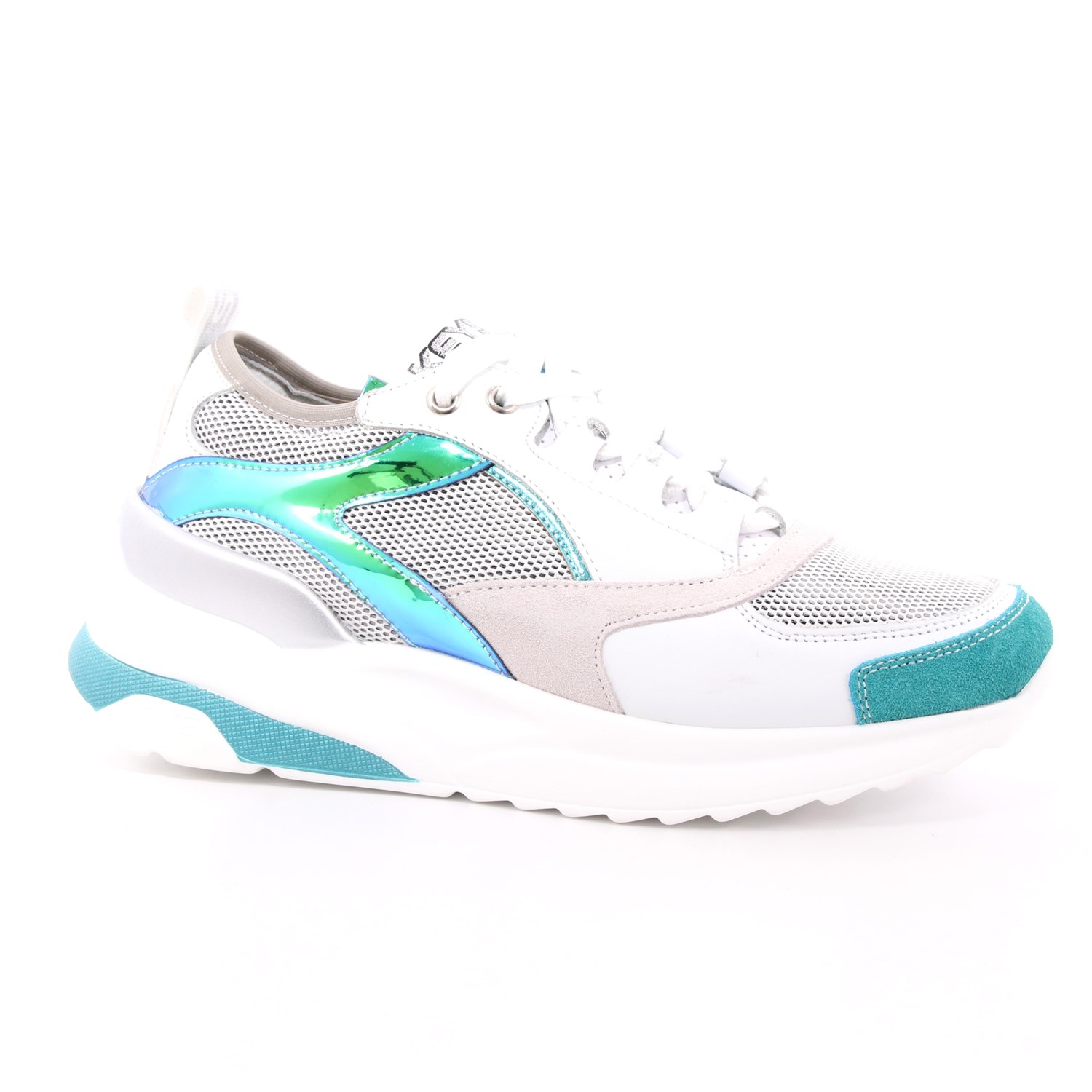 Scarpa Allacciata Keys Donna Bianco Scarpa Allacciata Keys Donna Bianco Scarpe 30 - K-4451A
