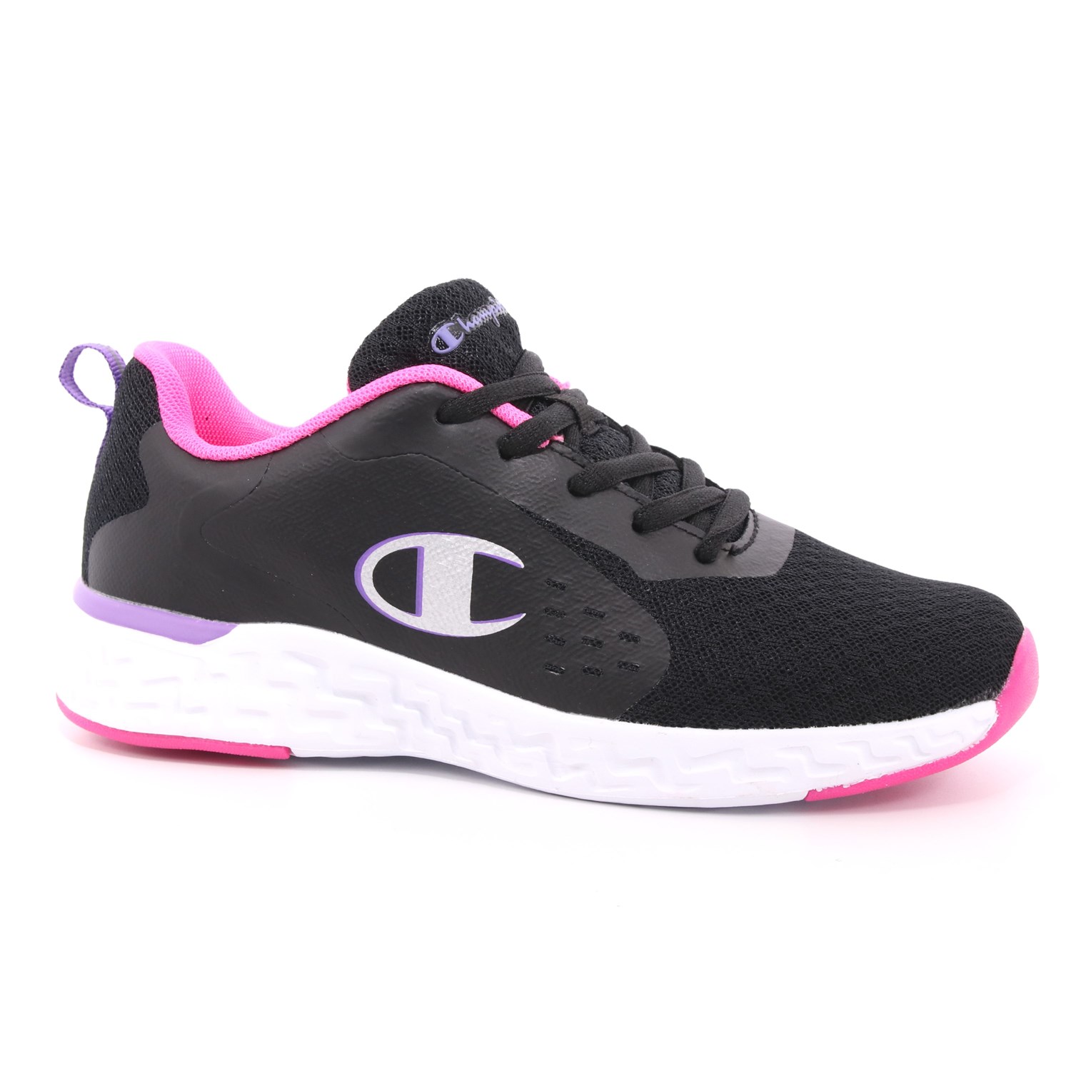 Scarpa Allacciata Champion Bambina Nero Scarpa Allacciata Champion Bambina Nero Scarpe 686 - S32126