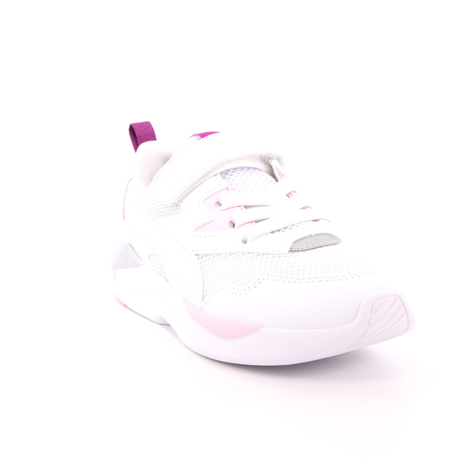 Scarpa Strappi + Elastico Puma Bambina Bianco Scarpa Strappi + Elastico Puma Bambina Bianco Scarpe 597 - 37439512