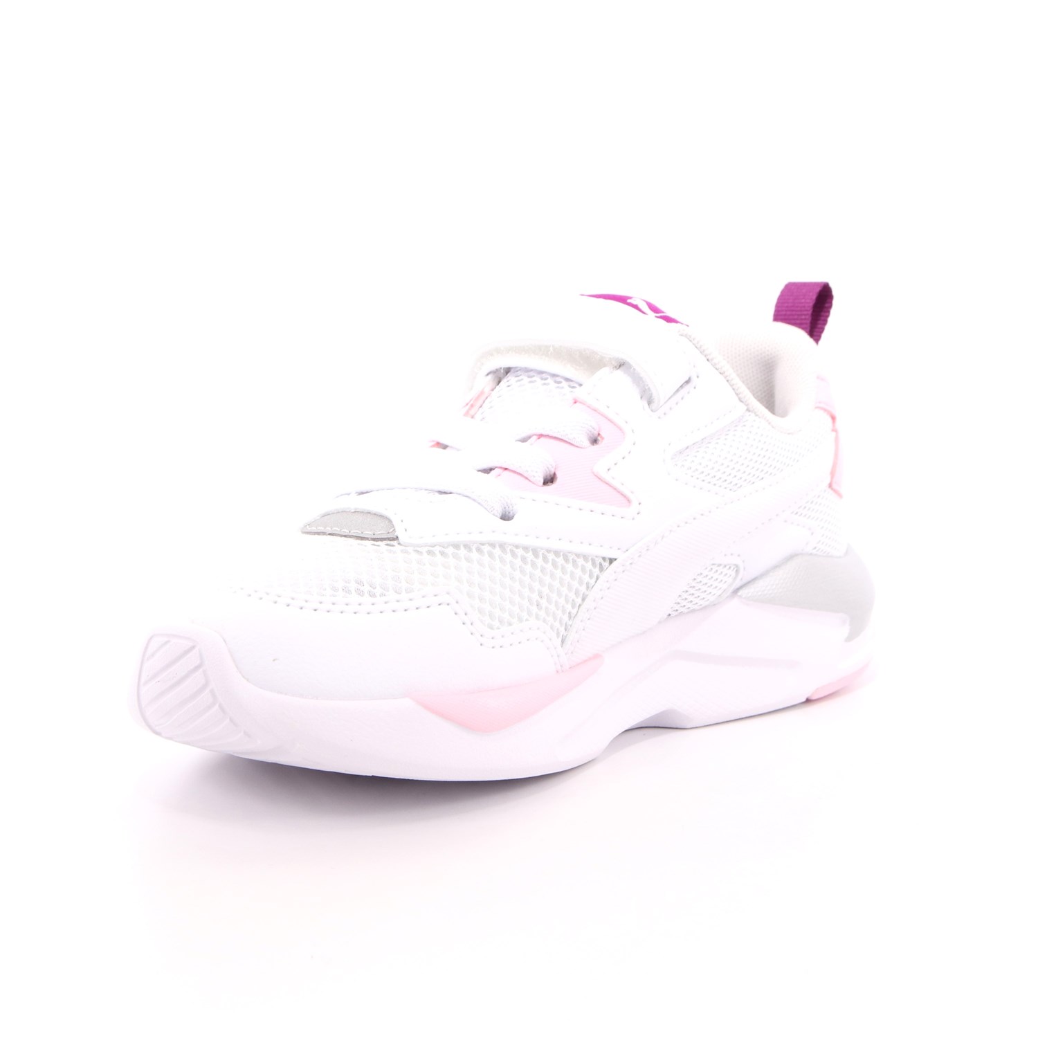 Scarpa Strappi + Elastico Puma Bambina Bianco Scarpa Strappi + Elastico Puma Bambina Bianco Scarpe 597 - 37439512