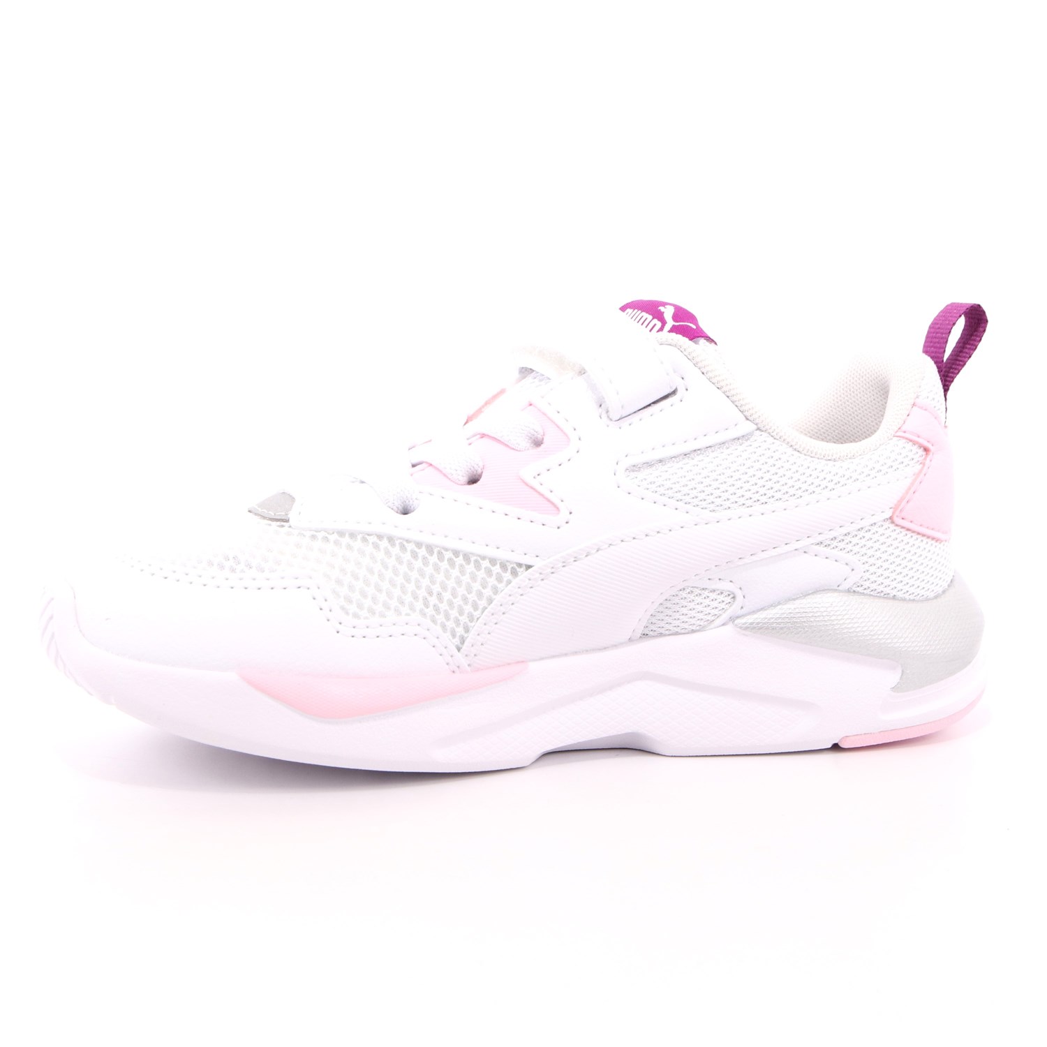 Scarpa Strappi + Elastico Puma Bambina Bianco Scarpa Strappi + Elastico Puma Bambina Bianco Scarpe 597 - 37439512
