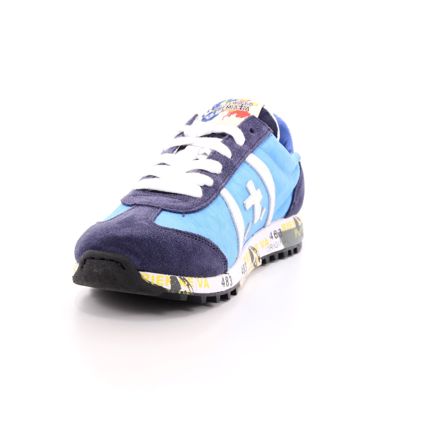 Scarpa Allacciata Premiata Bambino Azzurro Scarpa Allacciata Premiata Bambino Azzurro Scarpe 1 - 12-11529