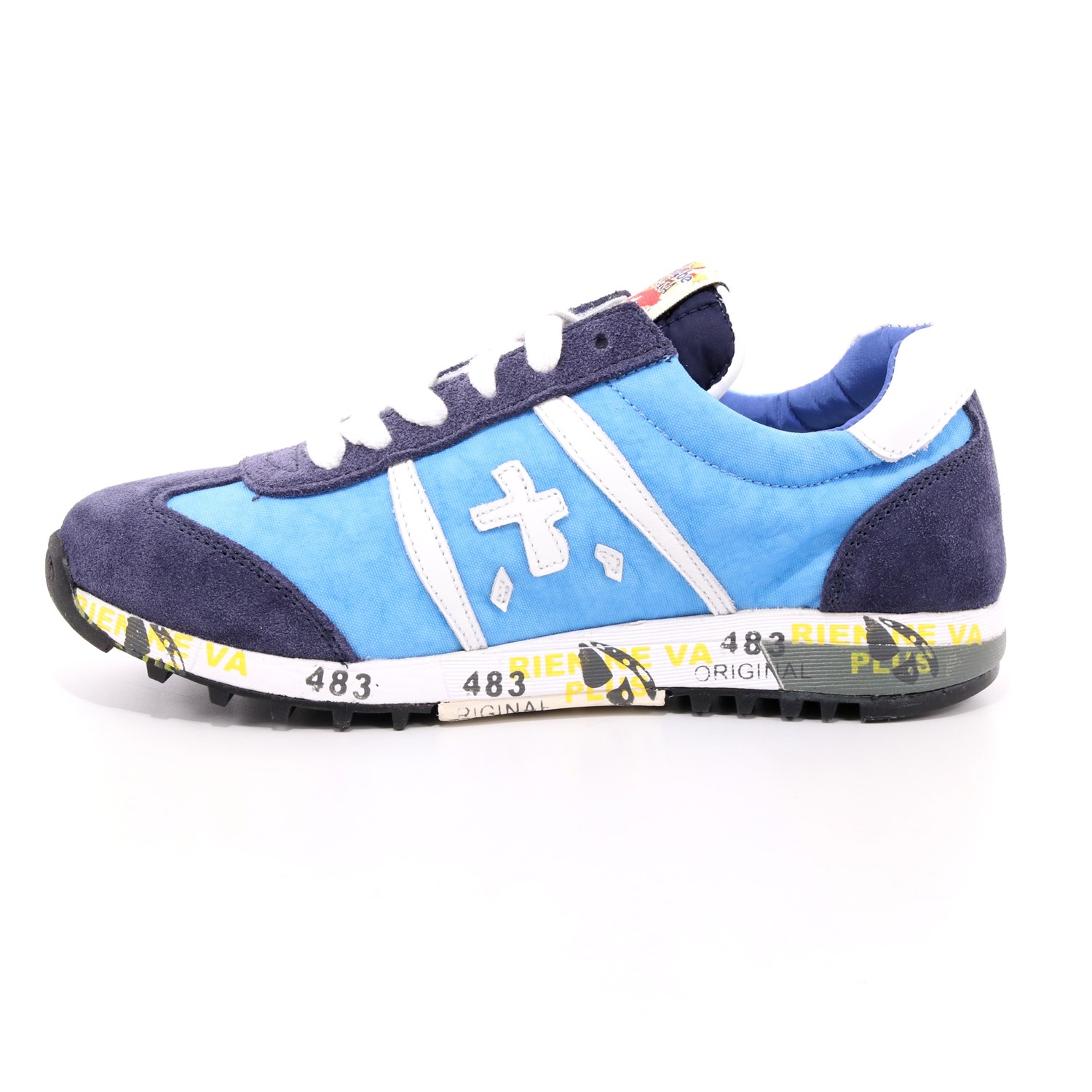 Scarpa Allacciata Premiata Bambino Azzurro Scarpa Allacciata Premiata Bambino Azzurro Scarpe 1 - 12-11529