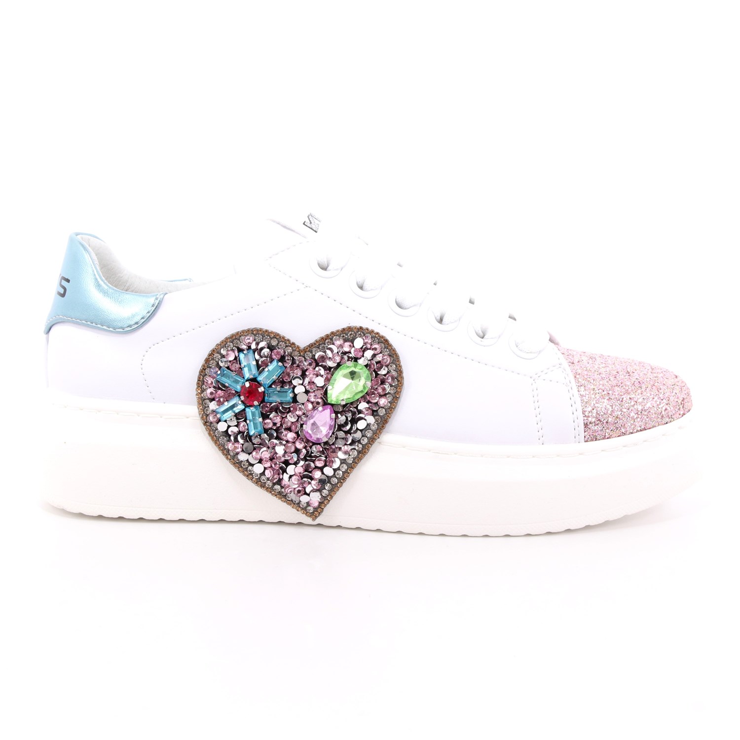 Scarpa Allacciata Keys Donna Bianco Scarpa Allacciata Keys Donna Bianco Scarpe 34 - K-4002B