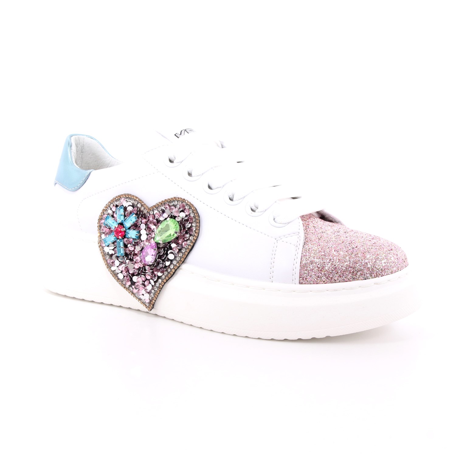 Scarpa Allacciata Keys Donna Bianco Scarpa Allacciata Keys Donna Bianco Scarpe 34 - K-4002B