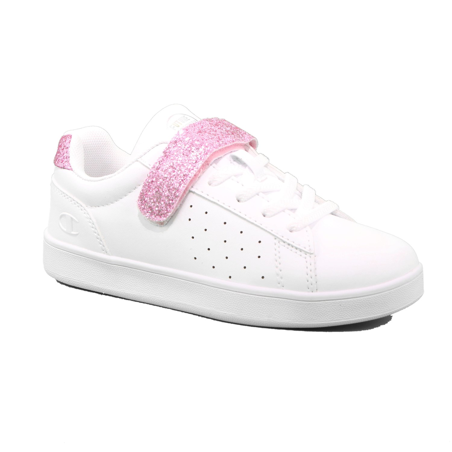 Scarpa Strappi + Elastico Champion Bambina Bianco Scarpa Strappi + Elastico Champion Bambina Bianco Scarpe 689 - S31545