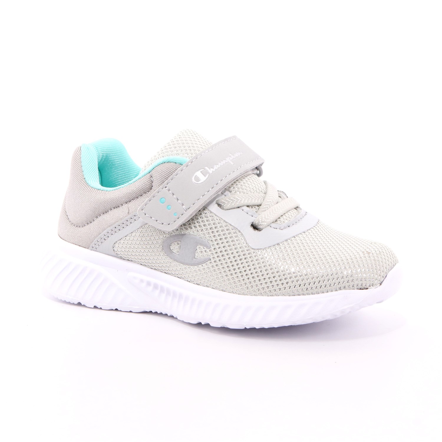 Scarpa Strappi + Elastico Champion Bambino Grigio Scarpa Strappi + Elastico Champion Bambino Grigio Scarpe 696 - S32163