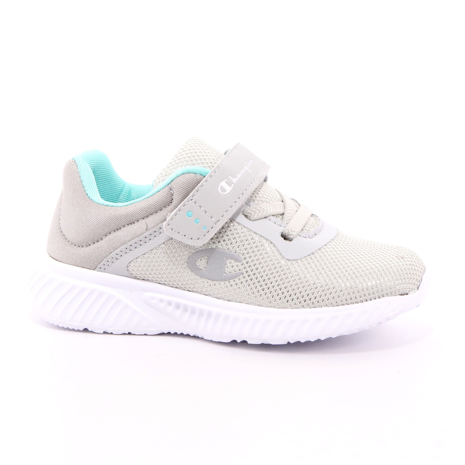 Scarpa Strappi + Elastico Champion Bambino Grigio Scarpa Strappi + Elastico Champion Bambino Grigio Scarpe 696 - S32163