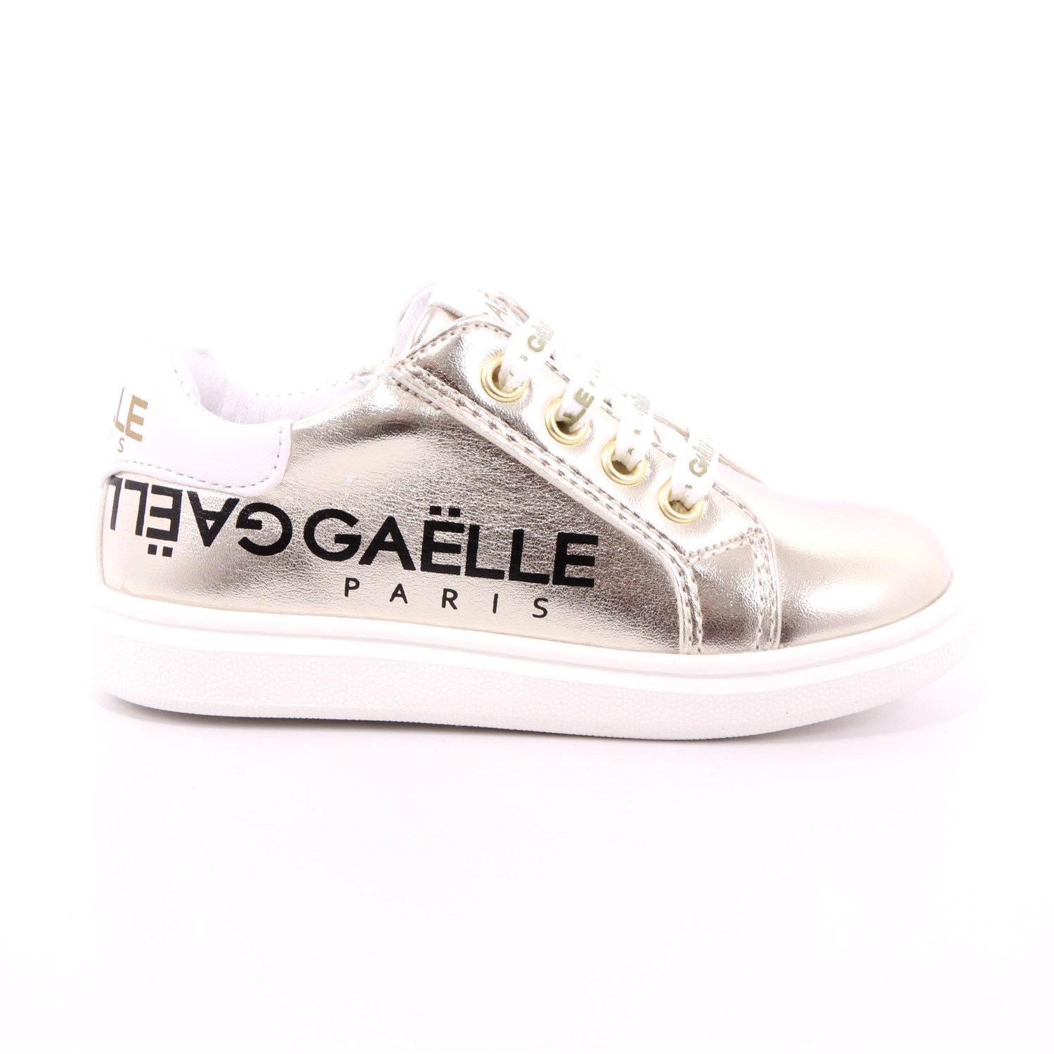 Scarpa Allacciata Gaelle Bambina Platino Scarpa Allacciata Gaelle Bambina Platino Scarpe 2 - G-742A