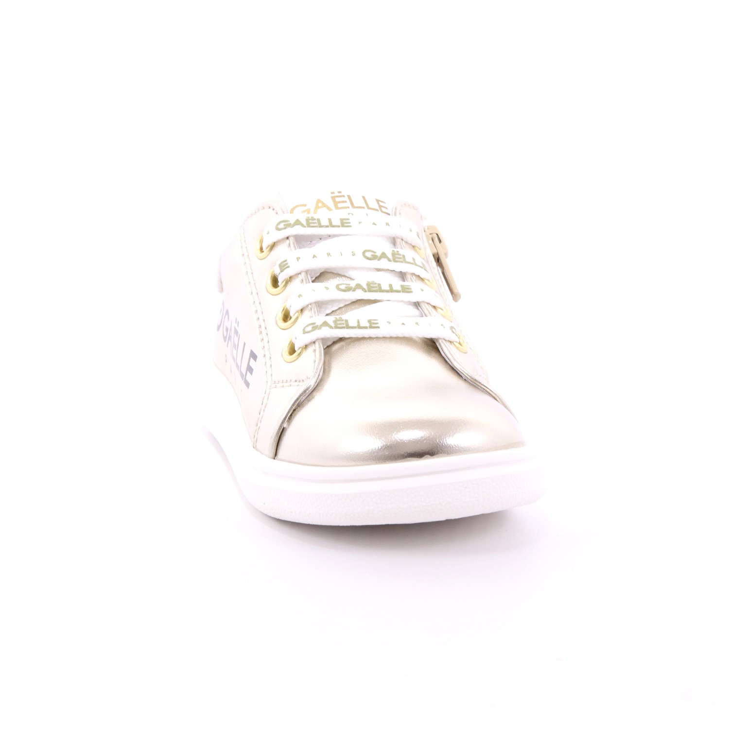 Scarpa Allacciata Gaelle Bambina Platino Scarpa Allacciata Gaelle Bambina Platino Scarpe 2 - G-742A